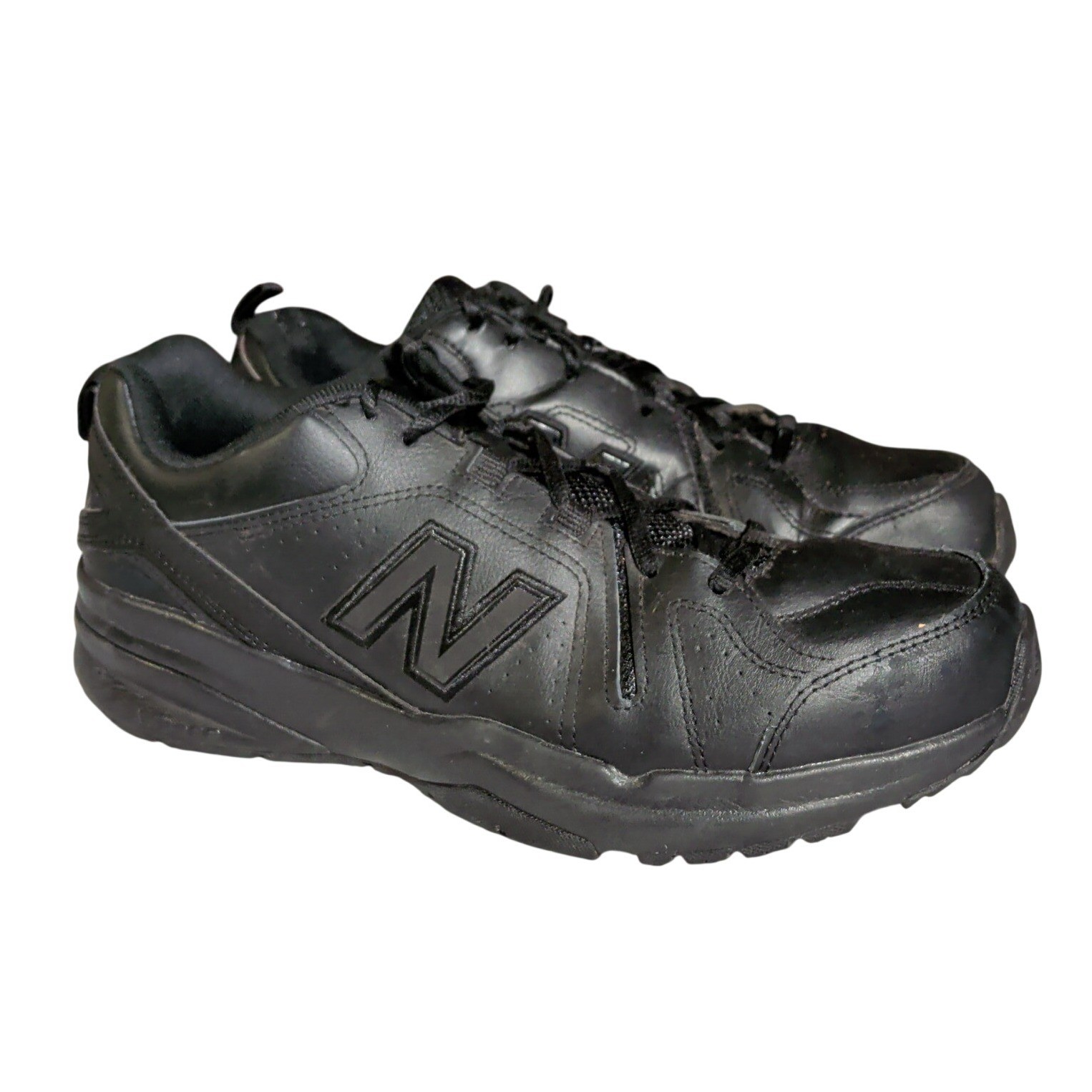 New Balance 608 V5 Mens Size 10.5D Black Athleisure Athletic Walking No Insole