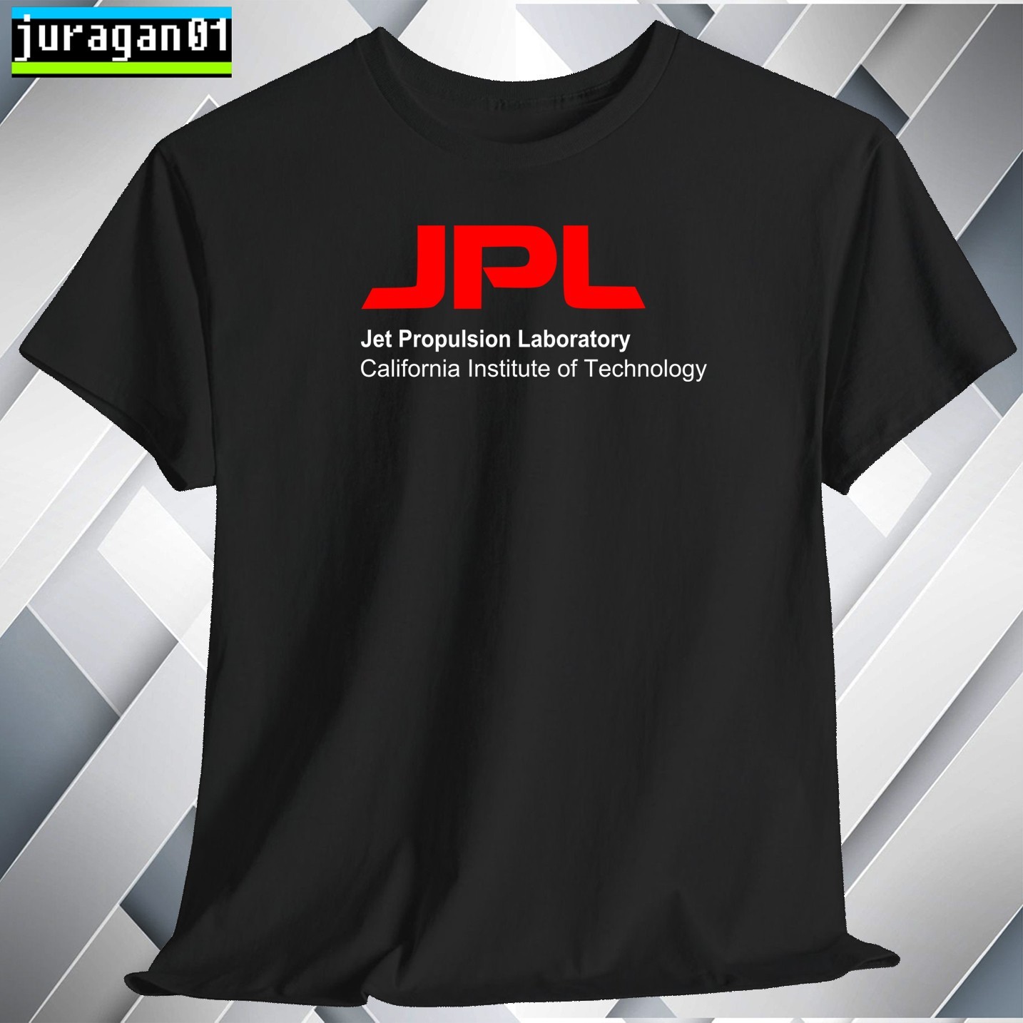 JPL Jet Propulsion Laboratory T-Shirt Black Navy White Grey Red Orange SizeS-5XL