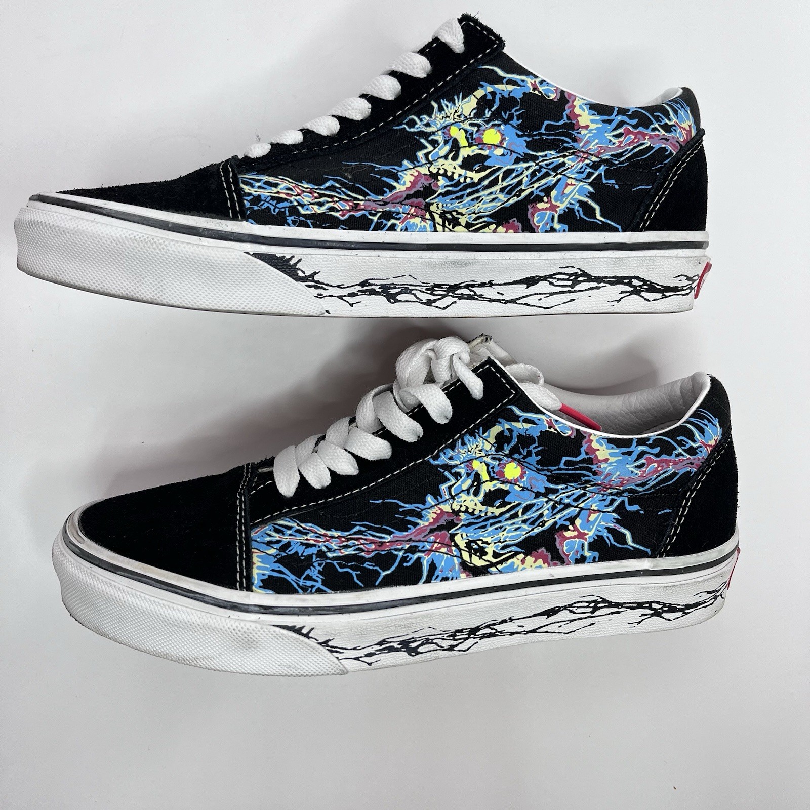 Vans Old Skool Zap Low Glow In The Dark Skull House Of Terror para hombre