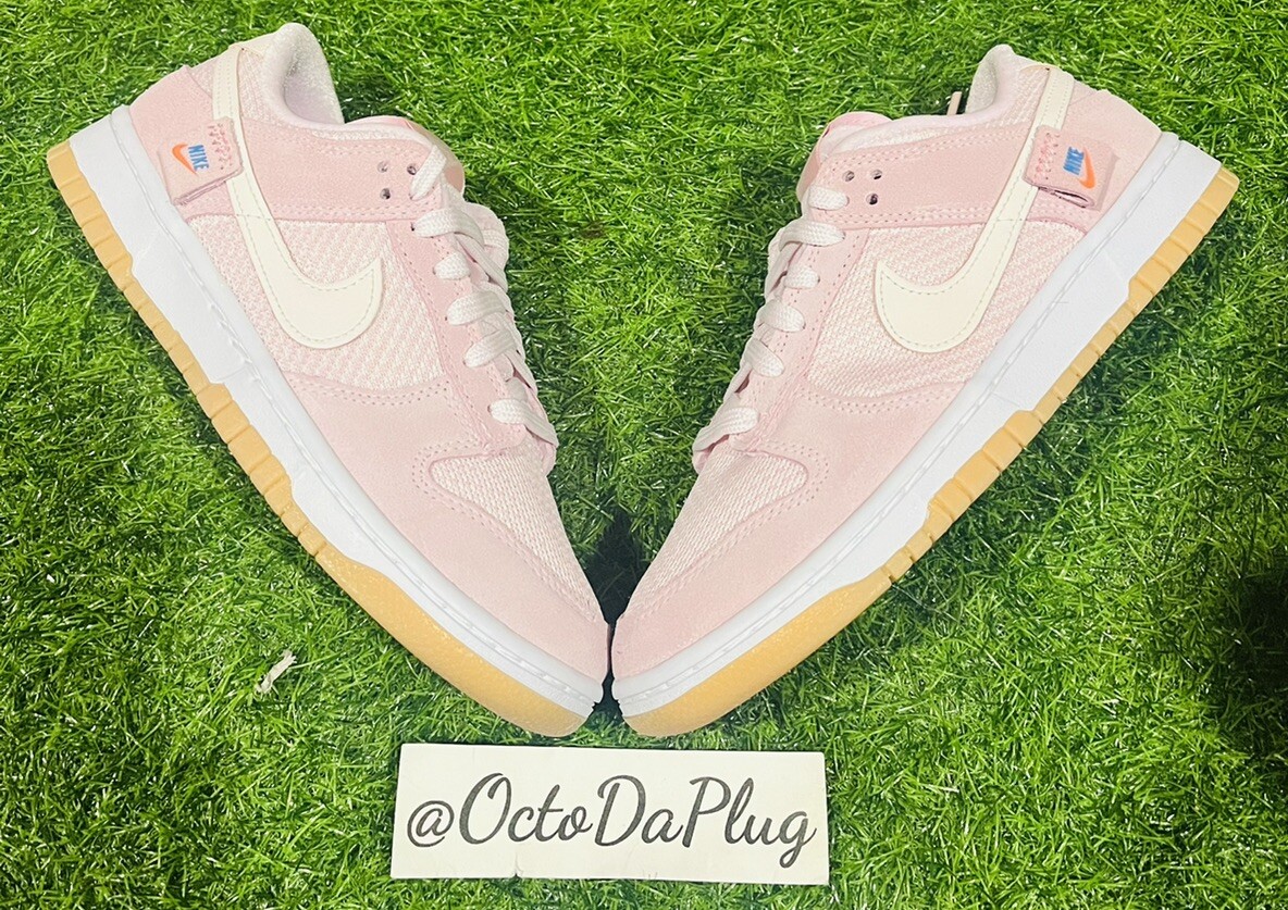 Nike Dunk Low SE Teddy Bear Soft Pink Womens Multi Sizes DZ5318-640