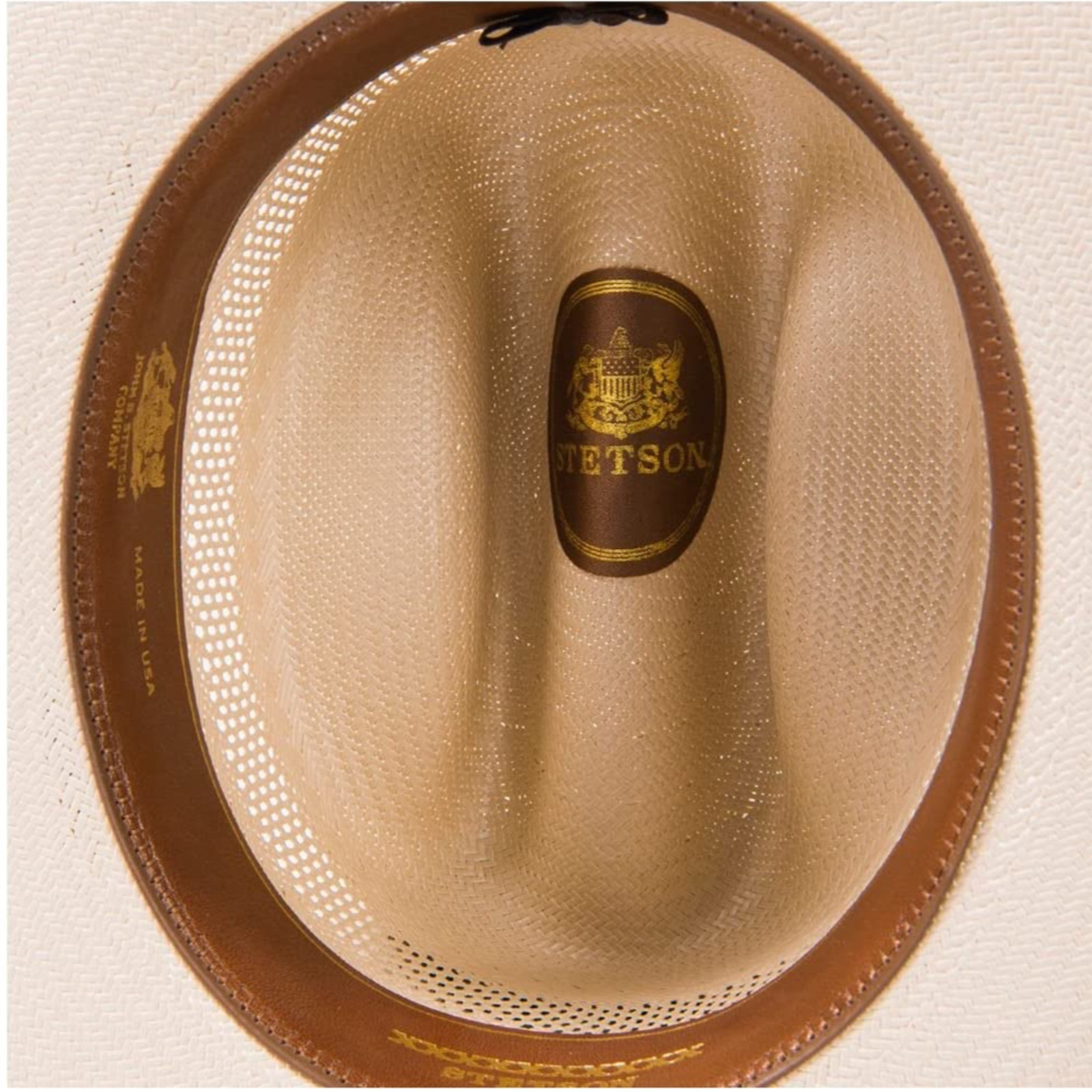 Stetson Open Road Vented Straw Western Cowboy Hat Toast Brown Size 7 5/8 New