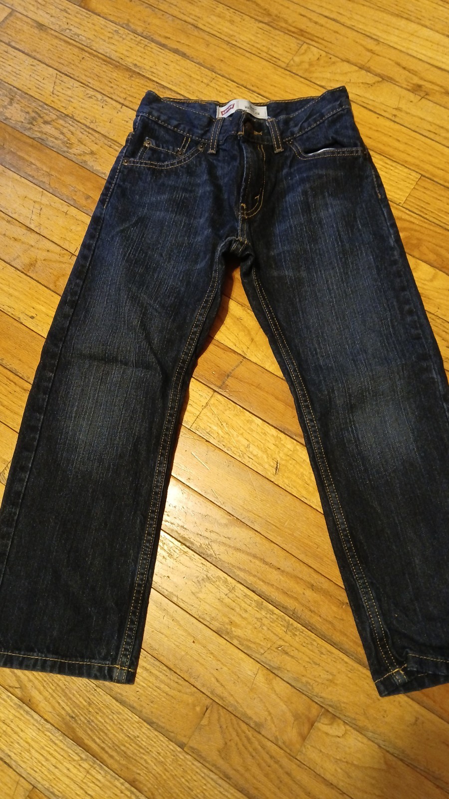Levis 505 Regular Jeans Youth Size 8 Reg W24 L22 Blue Denim Kids