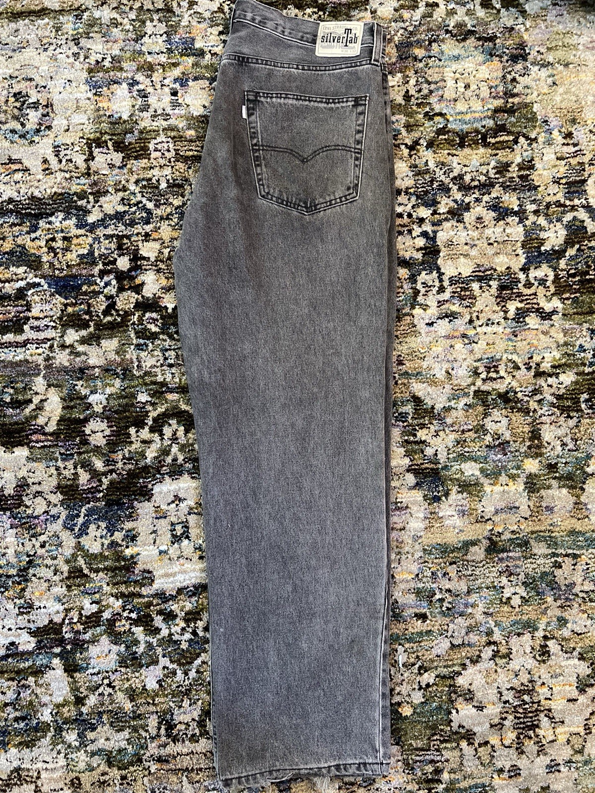 Levi’s SilverTab Men’s Gray Denim Jeans Loose Baggy Mid Rise 5-Pocket
