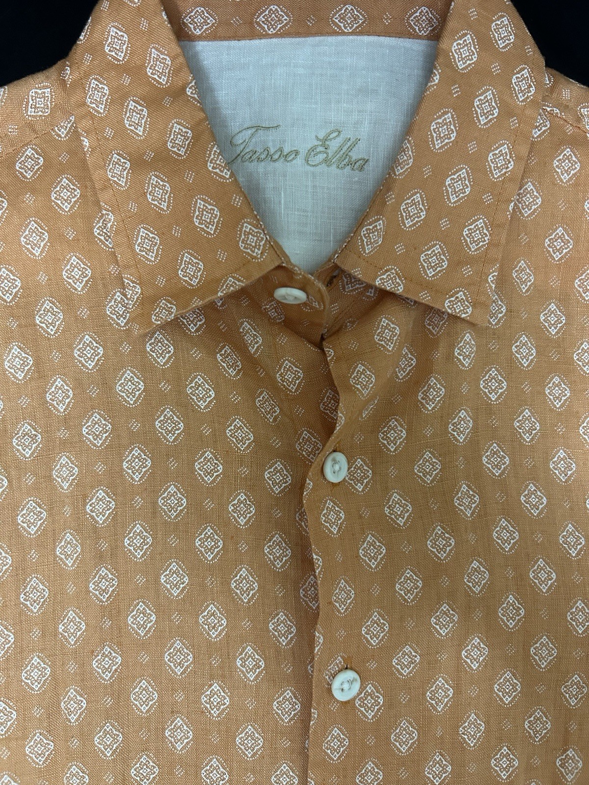 Tasso Ella Orange Men’s Size Small Shirt