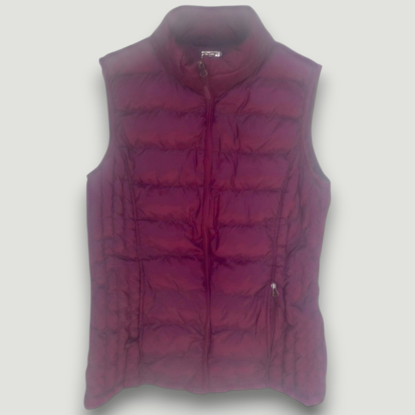 32 Degrees Heat Vest Womens S Burgundy Puffer Lightweight Packable Outdoor