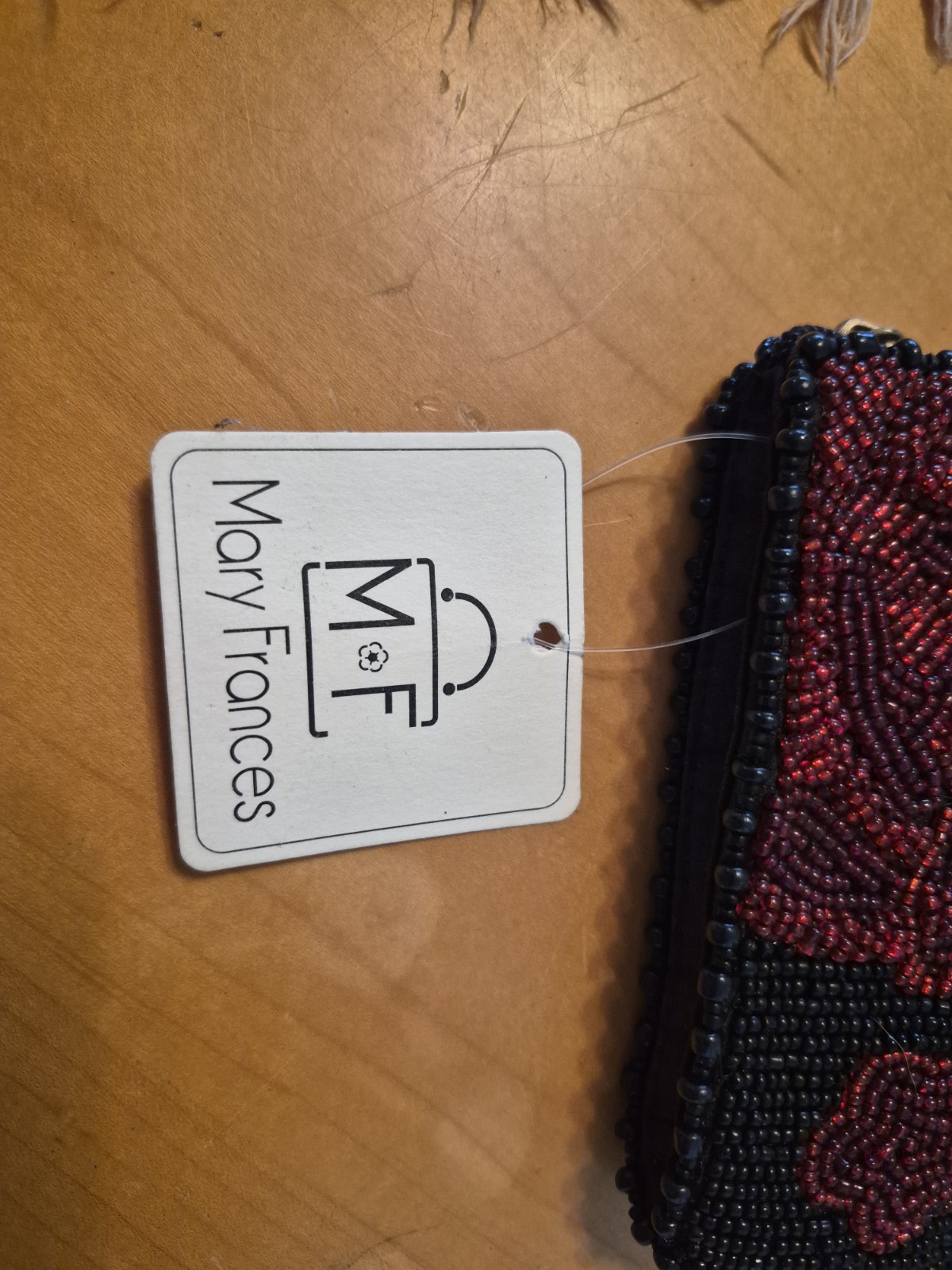 mary francis beaded bag purse