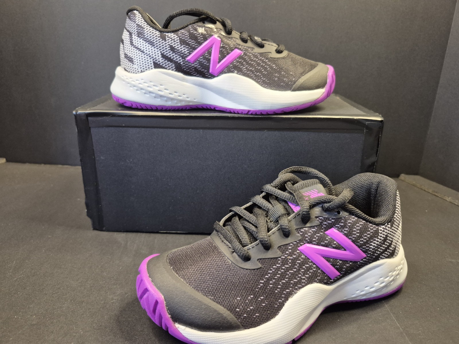 NEW BALANCE 996 KC996LM3 CHARCOAL PURPLE 11C 11K NIB! $60