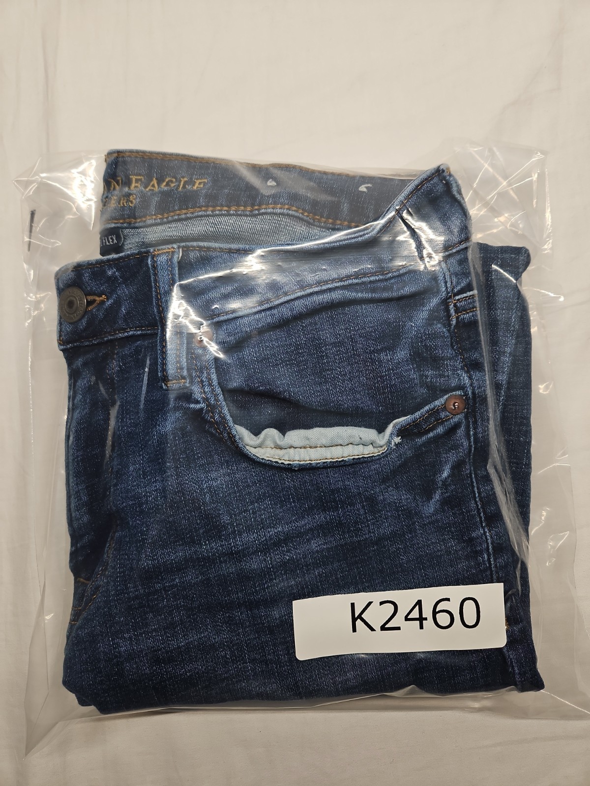 American Eagle Men’s 32×30 Next Level Flex Slim Straight Distressed Jeans