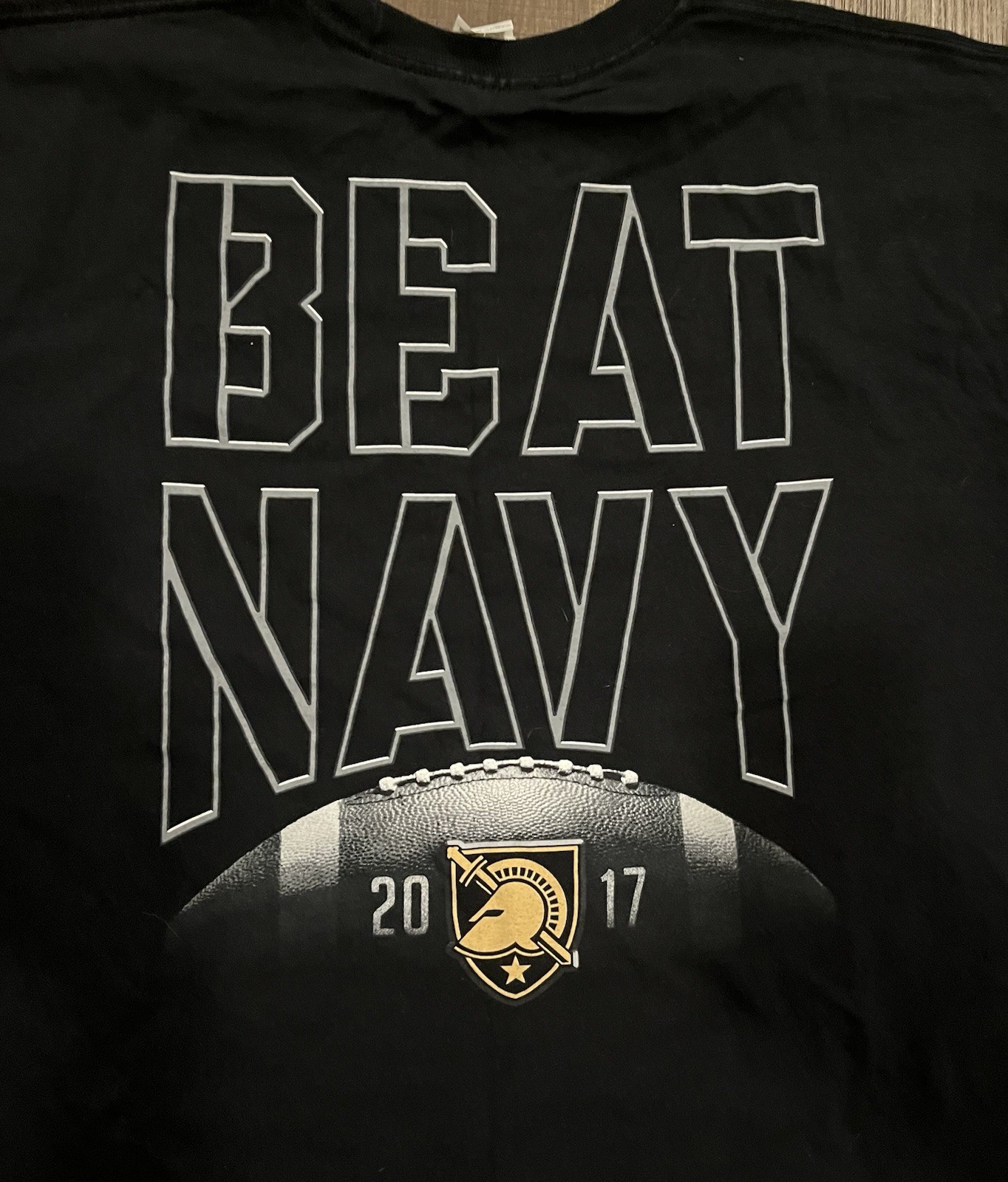 2017 Army vs Navy America’s Game Long Sleeve T Shirt, Gildan Size 2XL