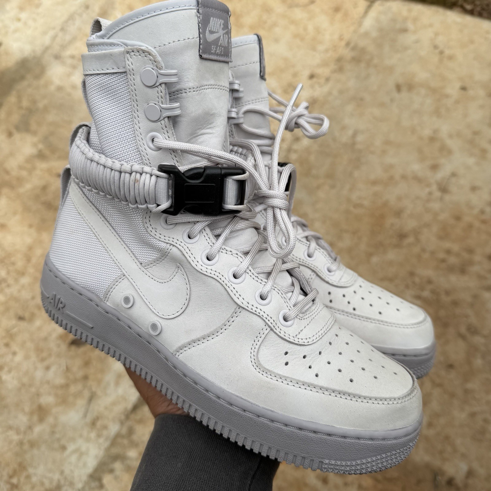 Women’s Nike SF Air Force 1 High Vast Grey Size 9.5 / Men’s Sz 8