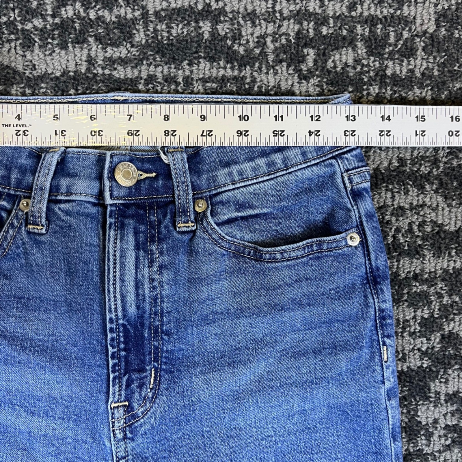 Gap Jeans Womens 2/26R ’70s Flare Blue High Rise Denim Stretch Medium Wash