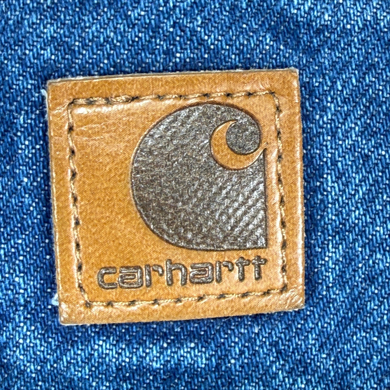 Carhartt Traditional Fit Jeans Mens 34×36 Blue Straight Leg B18 DST Vintage Y2K