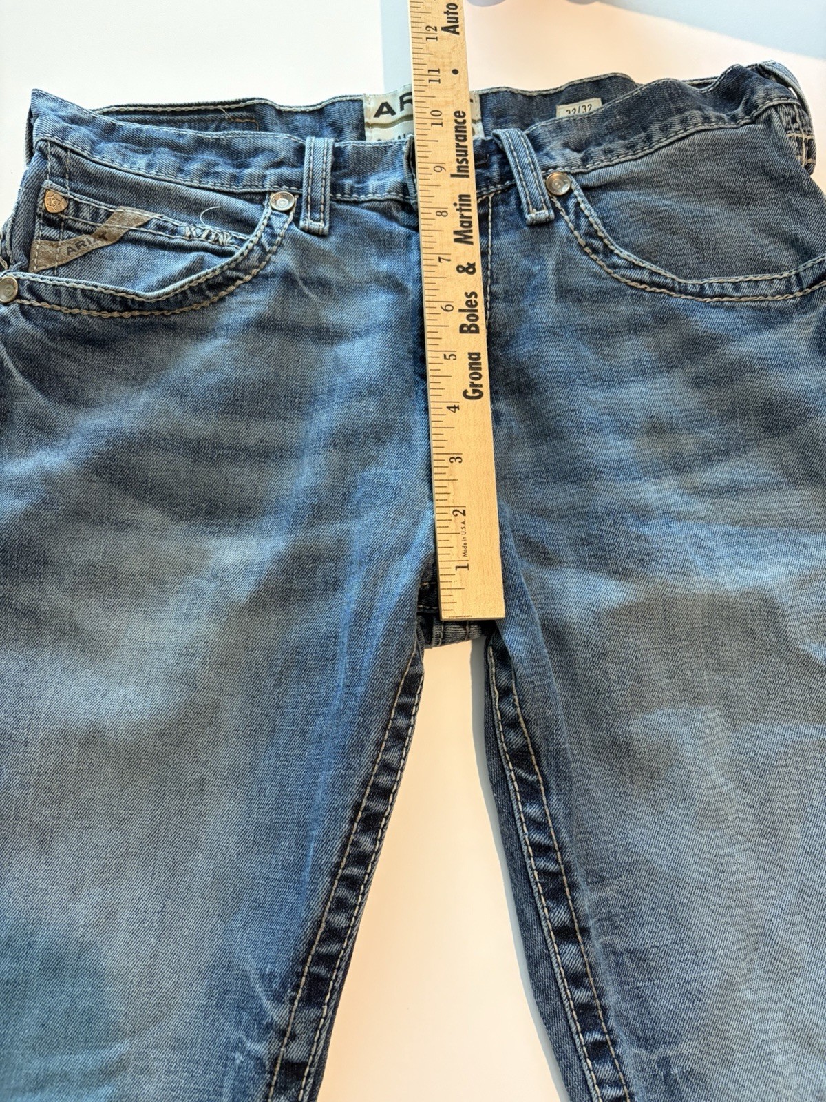 ARIAT M5 – Men’s Jeans – Straight Leg & Fit Western Denim Blue -Size 32×32