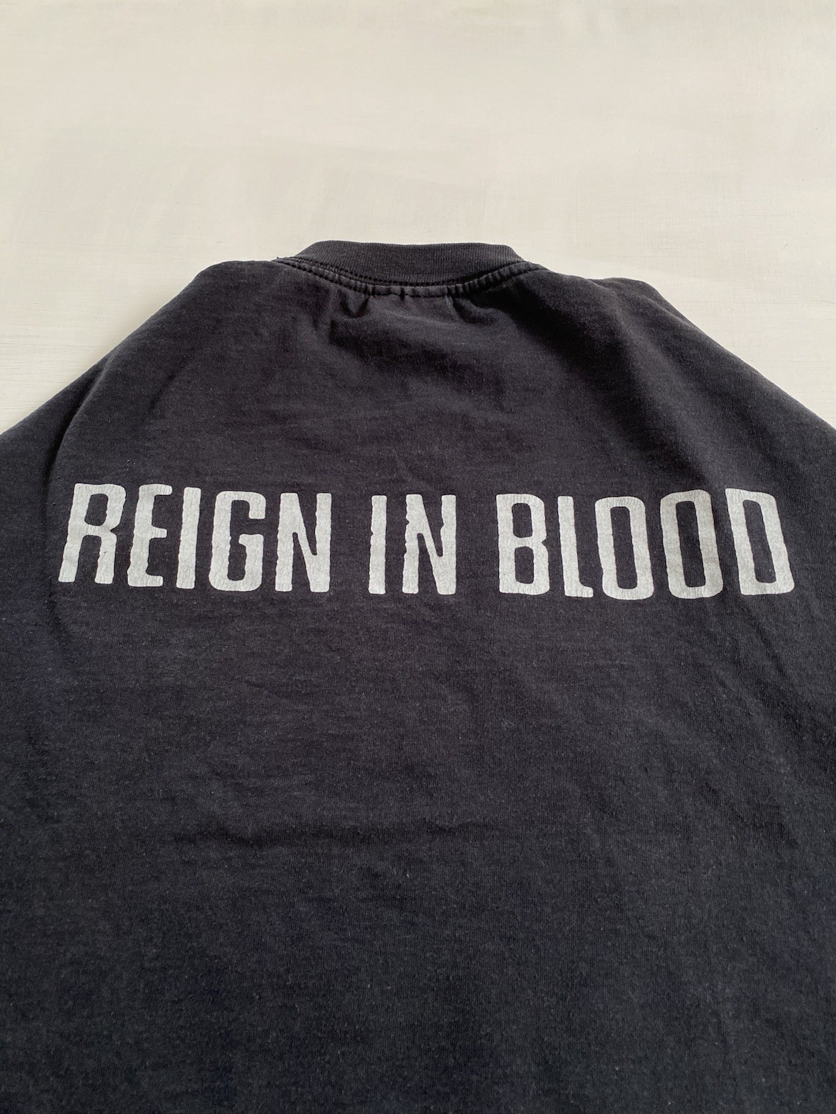 2003 Slayer Reign In Blood Vintage Black Long Sleeve T-Shirt | Size M | Metal