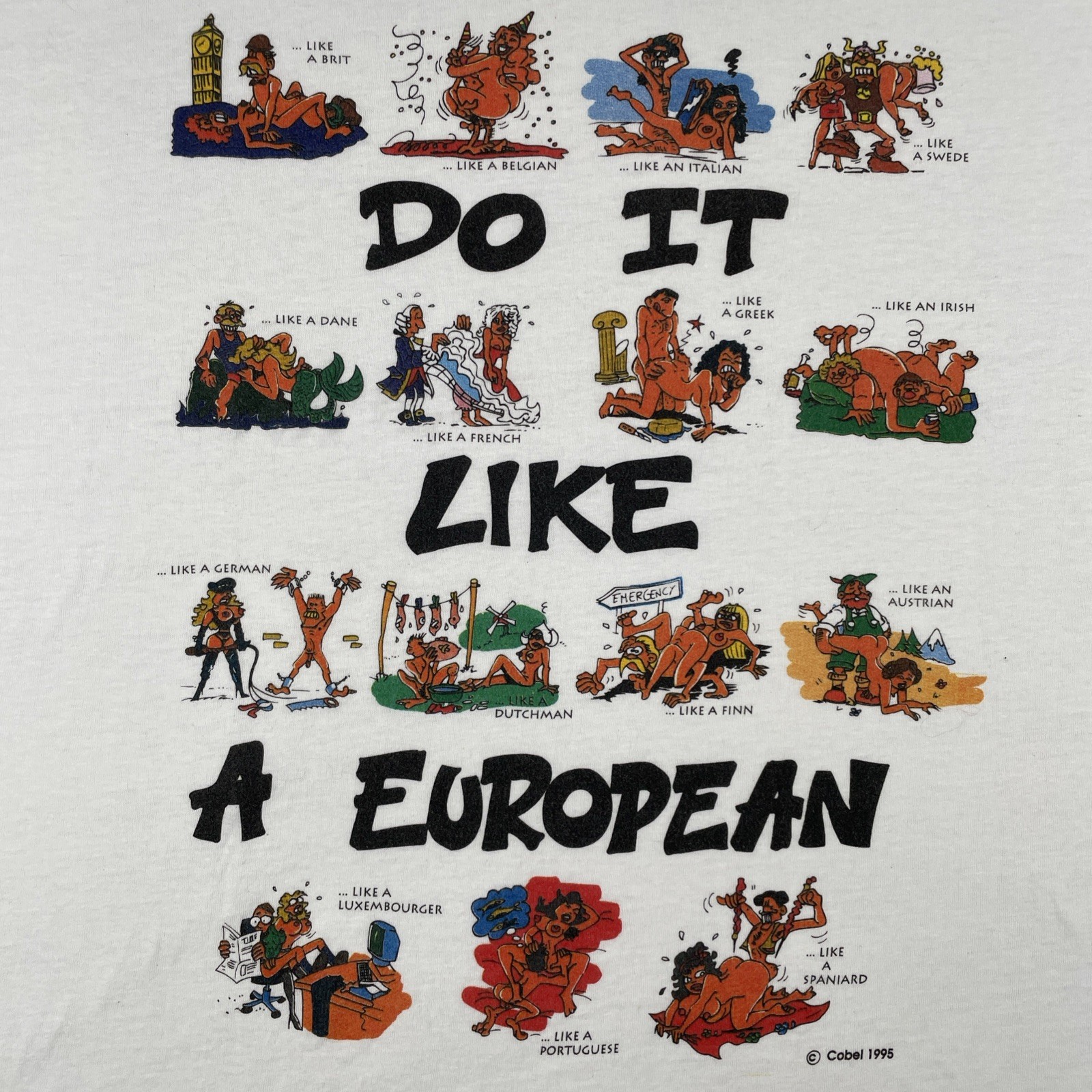 Vintage B&C 150 2XL Do It Like A European Shirt Euro Style Pure Cotton Xtra Soft