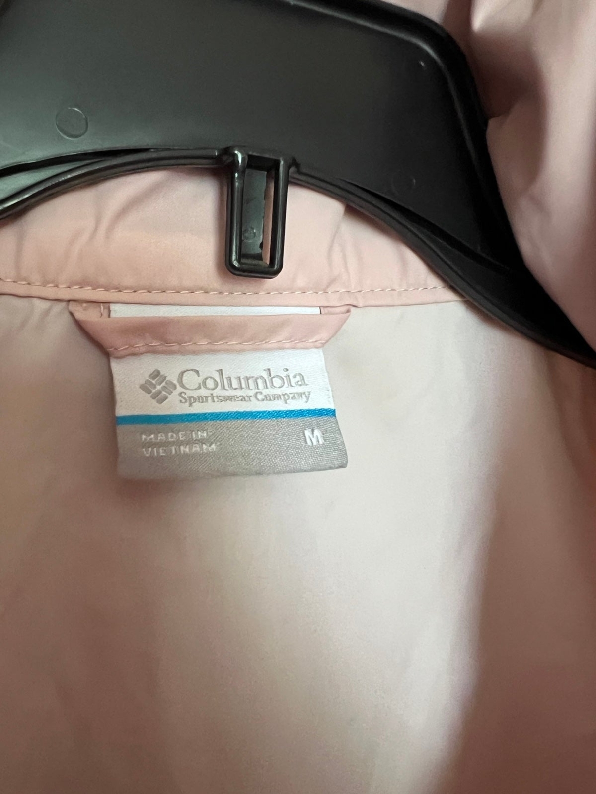 Columbia rain Jacket pale pink size M women’s