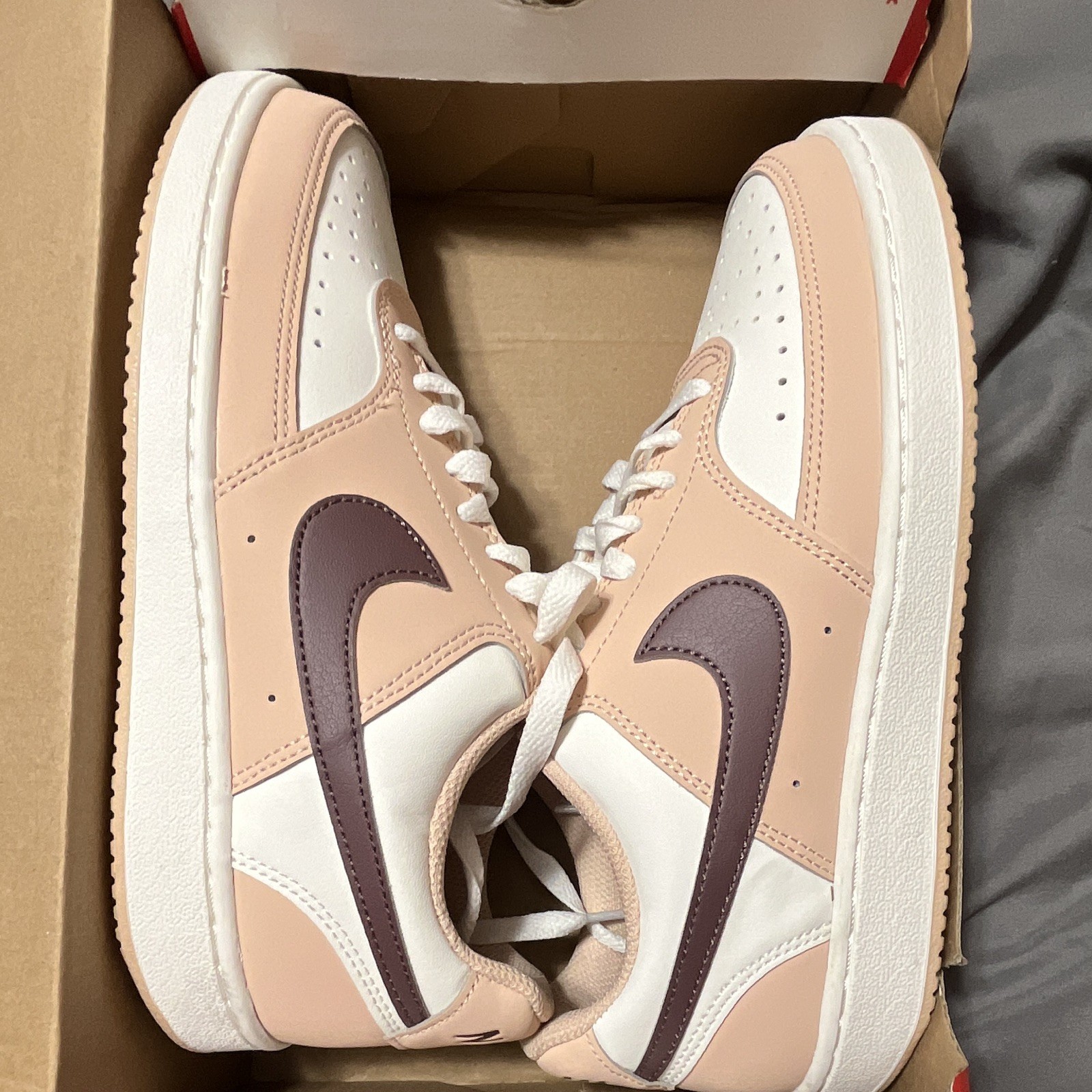 Nike Court Vision Low Women’s Colorblock Pink/White Low Top Sneakers IM1652-200