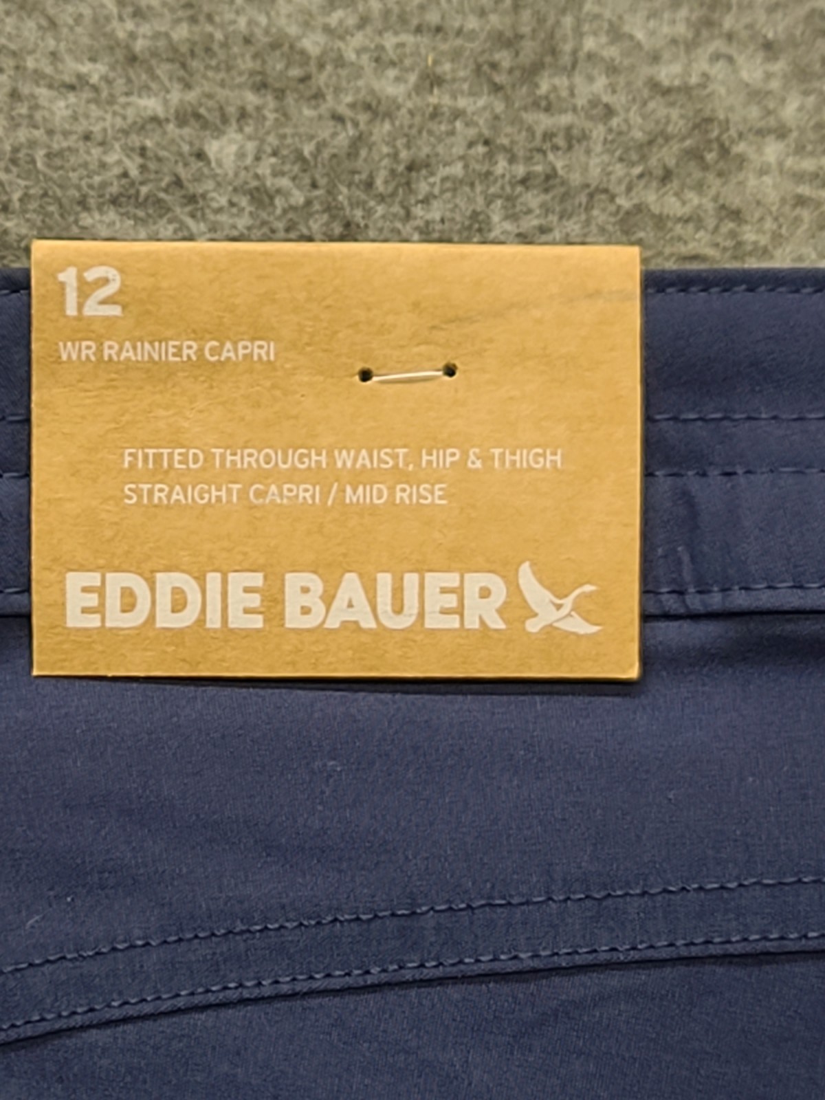 Eddie Bauer Capri Pants Womens 12×22 Rainier Regular Fit Hiking Gorpcore