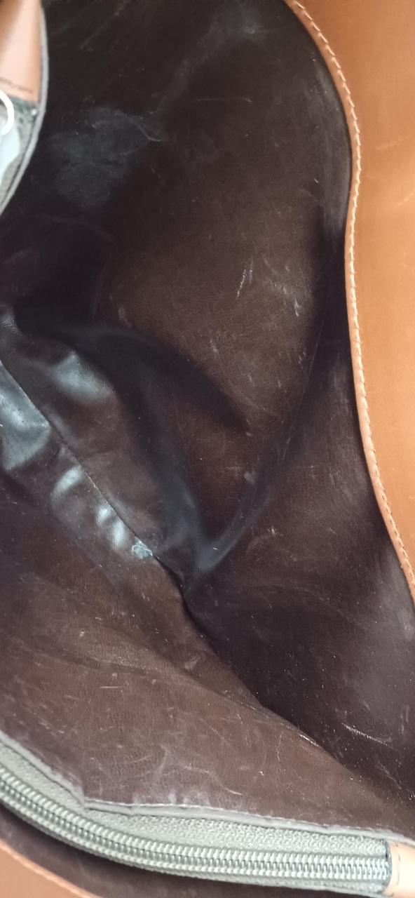 Salvatore Ferragamo Shoulder Bag Brown 10.6 inch