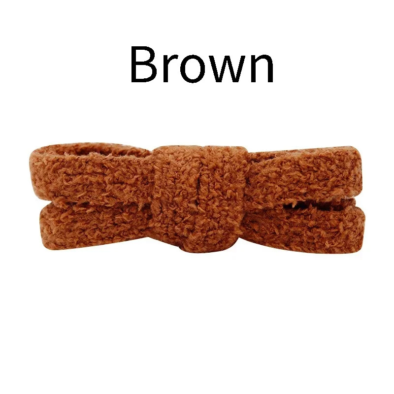 Flat Shoelace Fluffy Shoelaces 1.5CM Width Plush Rope Shoe Laces for Sh