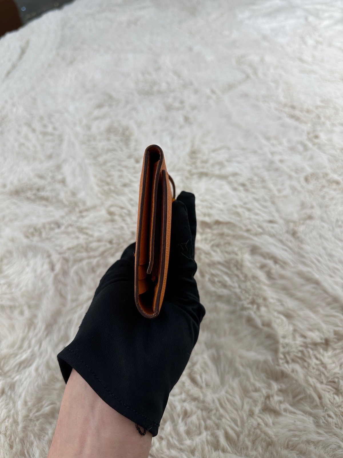 Hermes Pre-Owned Authentic Long Wallet Length 17 cm, width 1 cm, height 9 cm