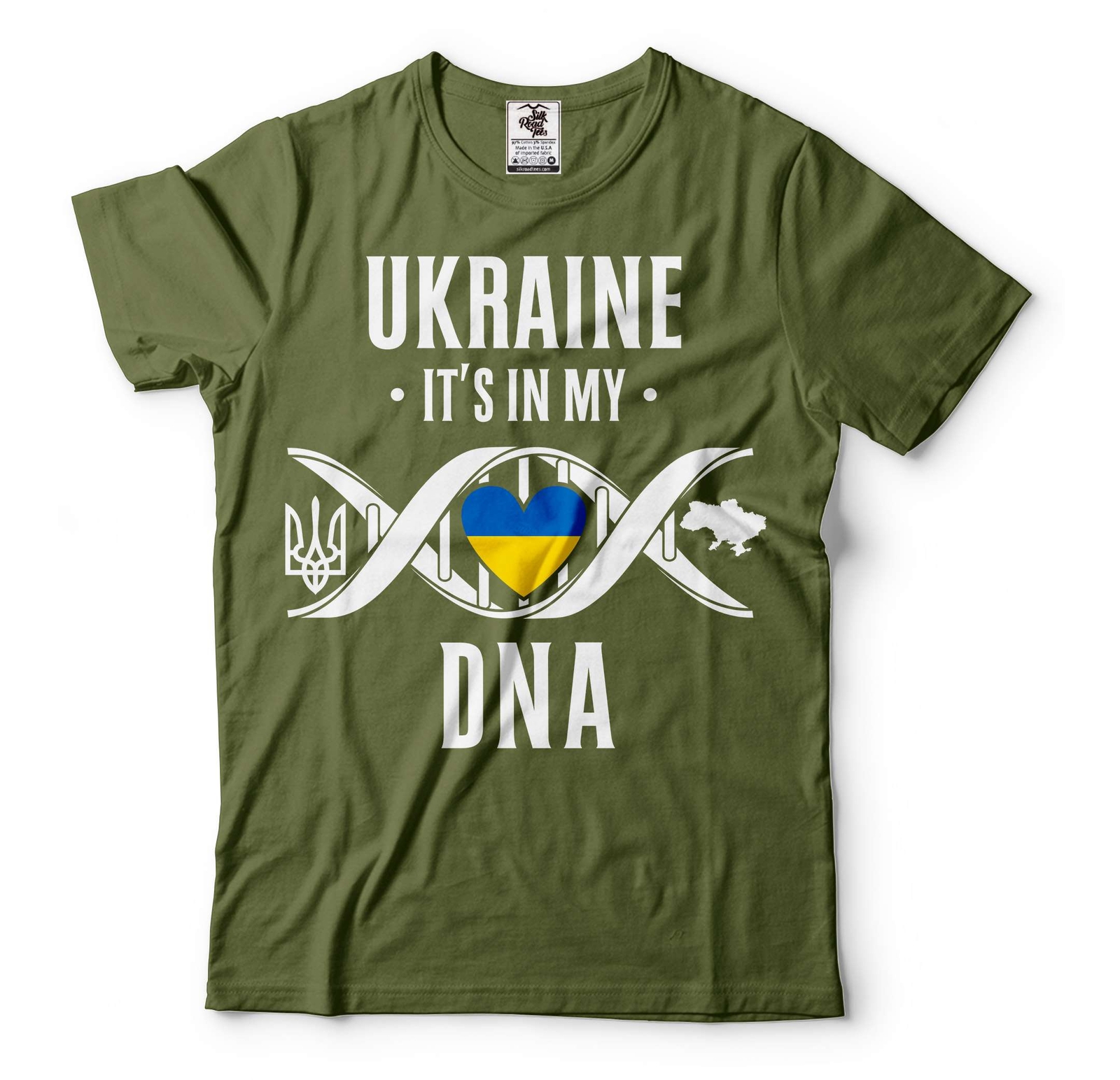 Ukraine It’s In My DNA Shirt Ukraine Patriotic Shirt Ukrainian Gifts Ukraine Tee