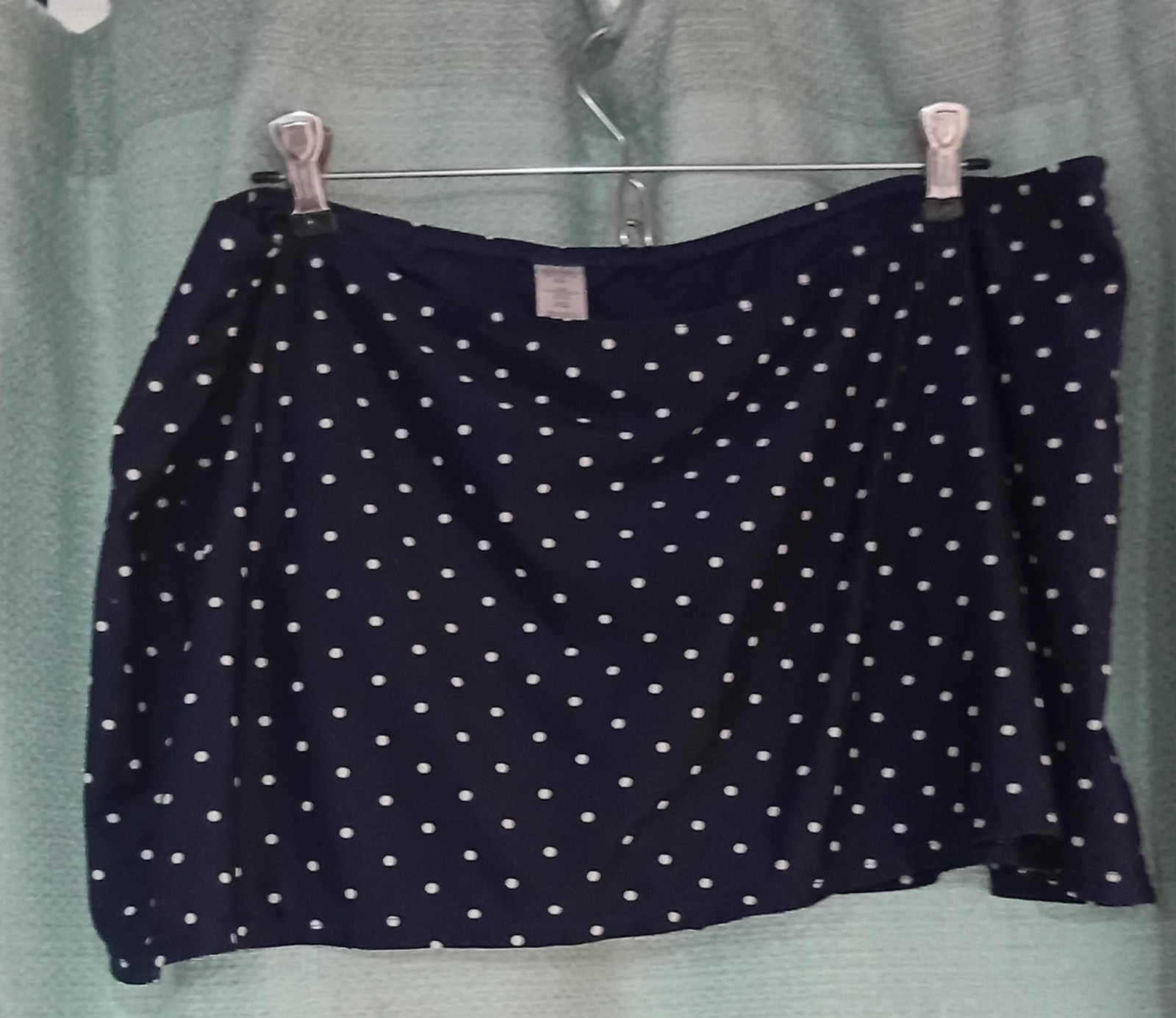 LAURA SCOTT PLUS Size 1X Swim Bottom Blue w/White Polka Dots – Sears Kmart