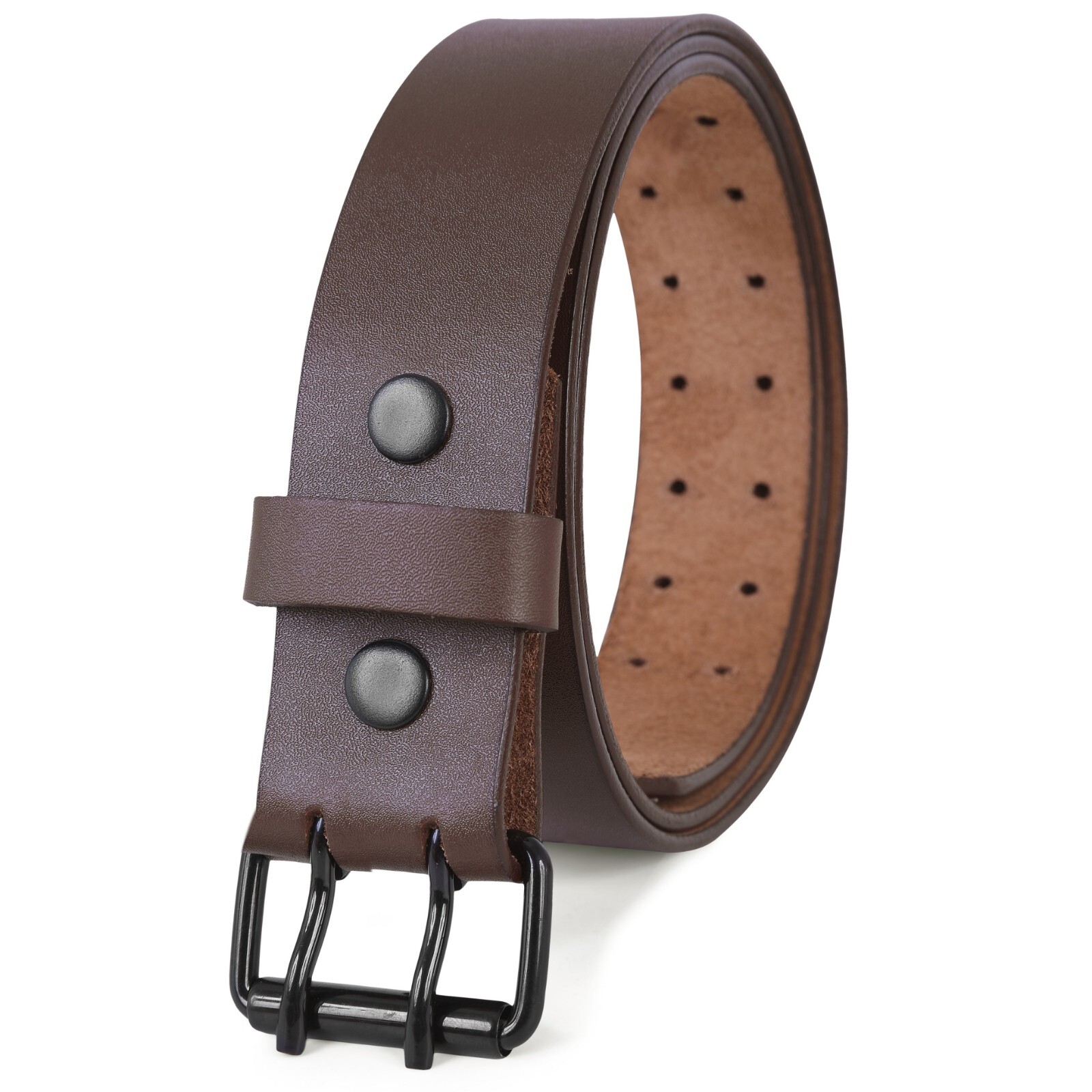 Men’s Real/Genuine Bufflo leather Gun Holster CCW Work belt 1.75″ 45mm Width