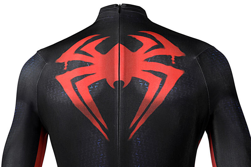 The Across Spider Verse Spiderman Miles Morales Jumpsuit Suit Cosplay Costume US