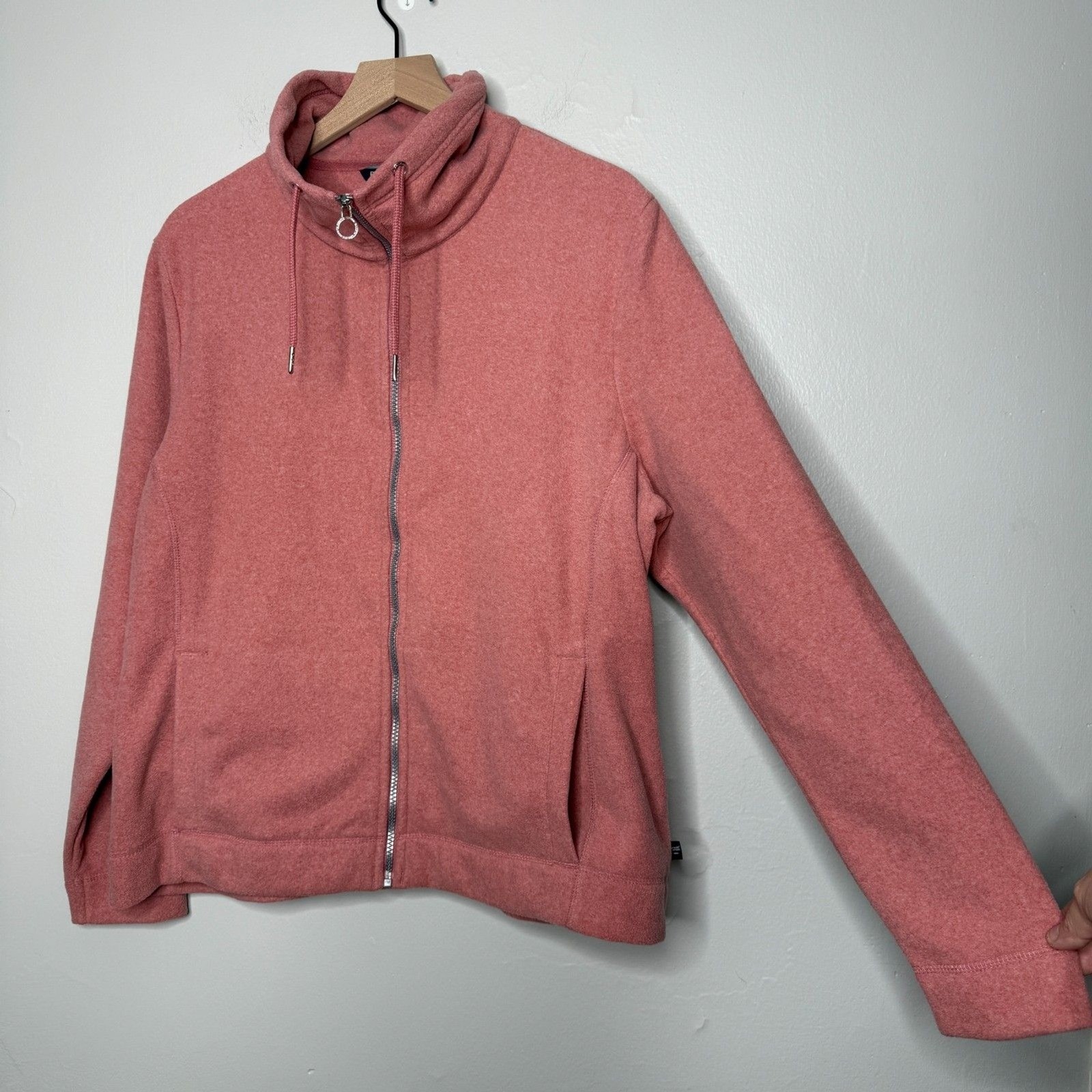 Regatta Great Outdoors Womens Fleece Jacket 16 Red Quarter Zip Hiking Camping