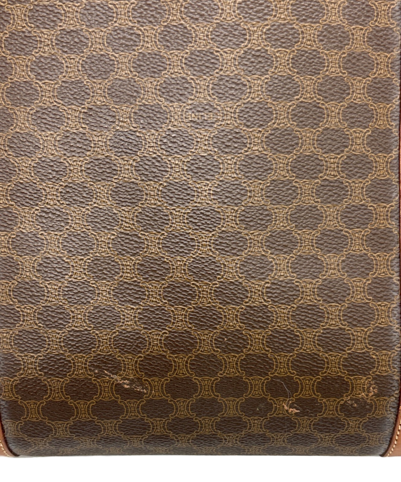 CELINE Tote bag Monogram Brown MC98 1 Authentic From Japan
