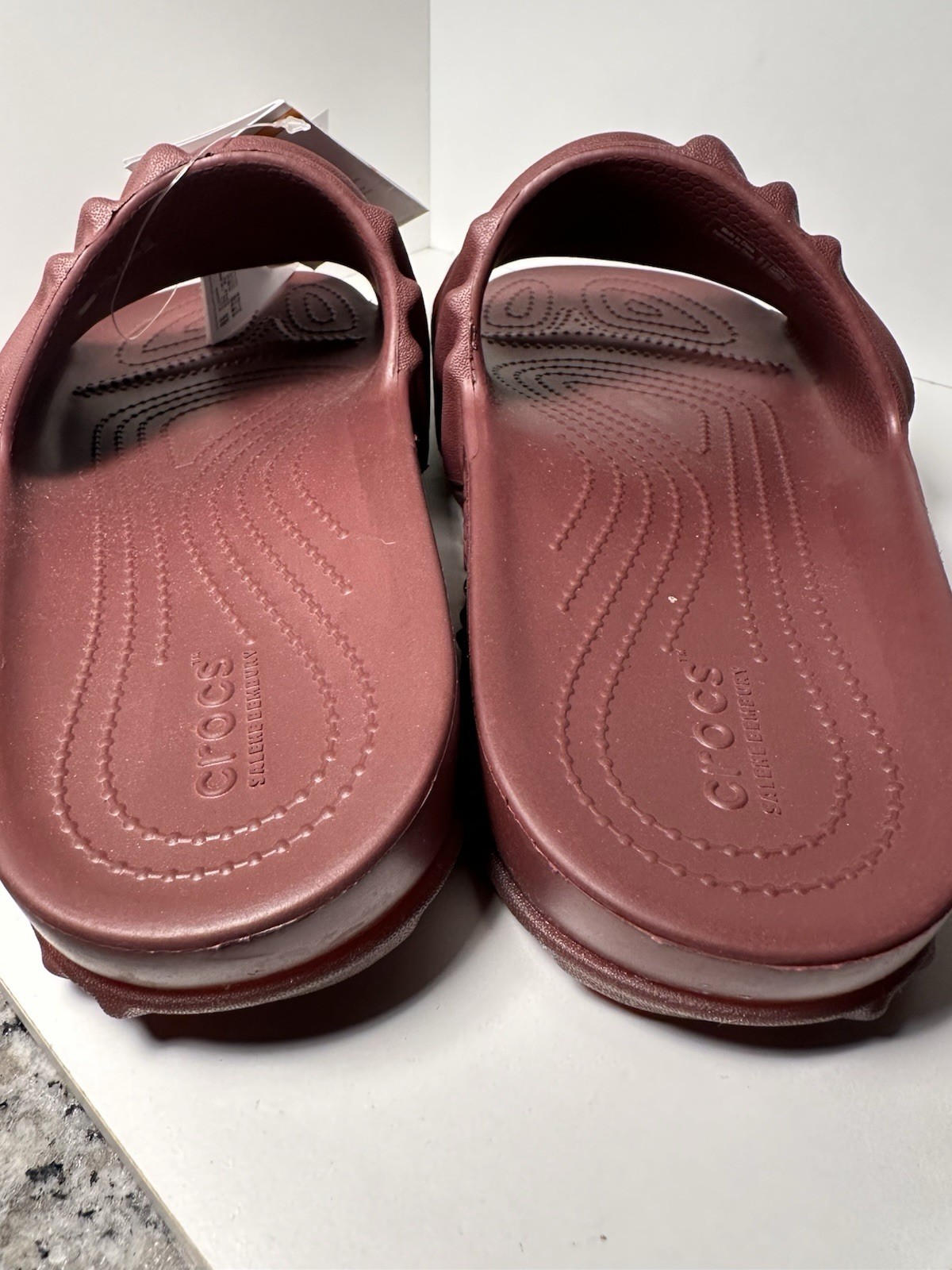 Crocs Salehe Bembury x Pollex Slide Red Mens 208685-6WO NEW 9M/11W