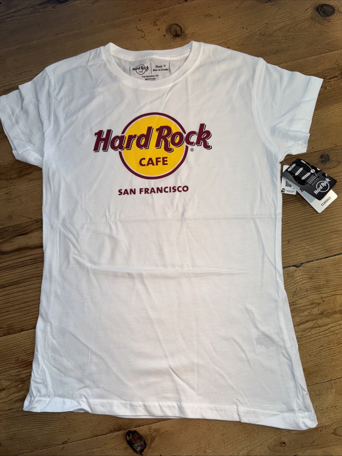 HARD ROCK CAFE SAN FRANCISCO MEDIUM T-SHIRT classic logo baby doll original tee