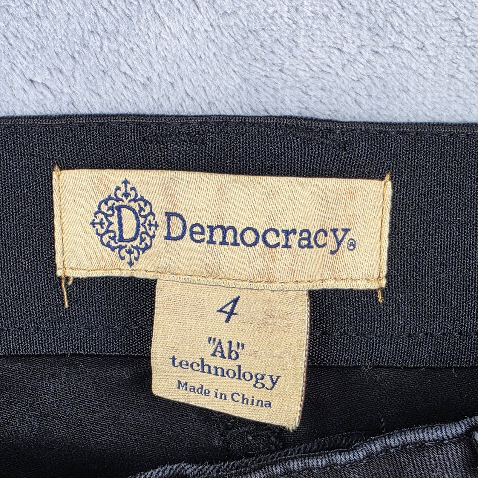 Democracy Ab Technology Black Skinny Jeans Womens Size 4 BN1873KFSL Dark Wash