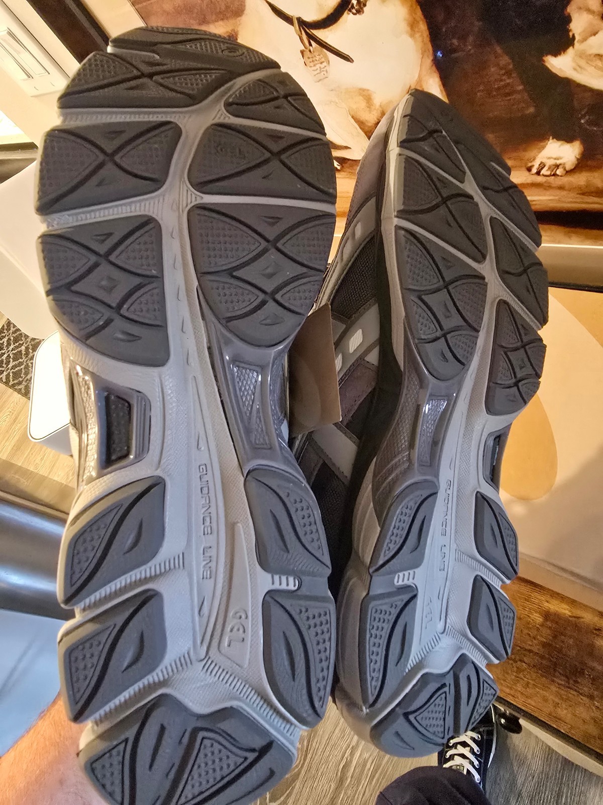 ASICS GEL-NYC 2055 1203A755 021 Carbon Cement Grey Sports Style Shoes Size 13 US