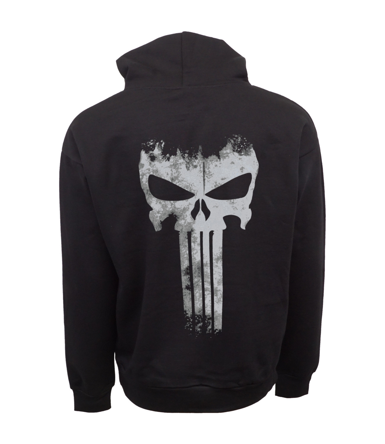 MARVEL THE PUNISHER MENS LARGE LOGO GRAPHIC HOODIE