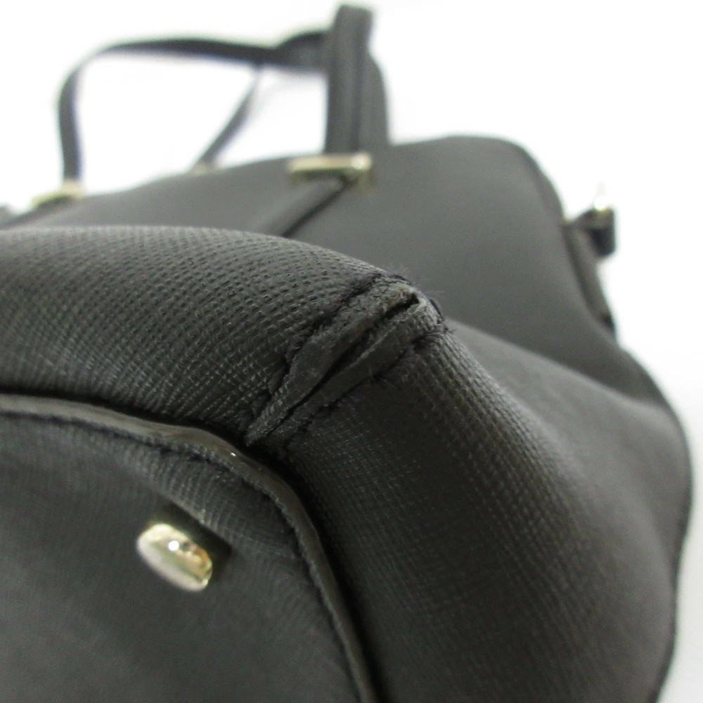 Used Good Condition Kate Spade Saffiano Leather 2WAY Shoulder Bag Black Ladies L