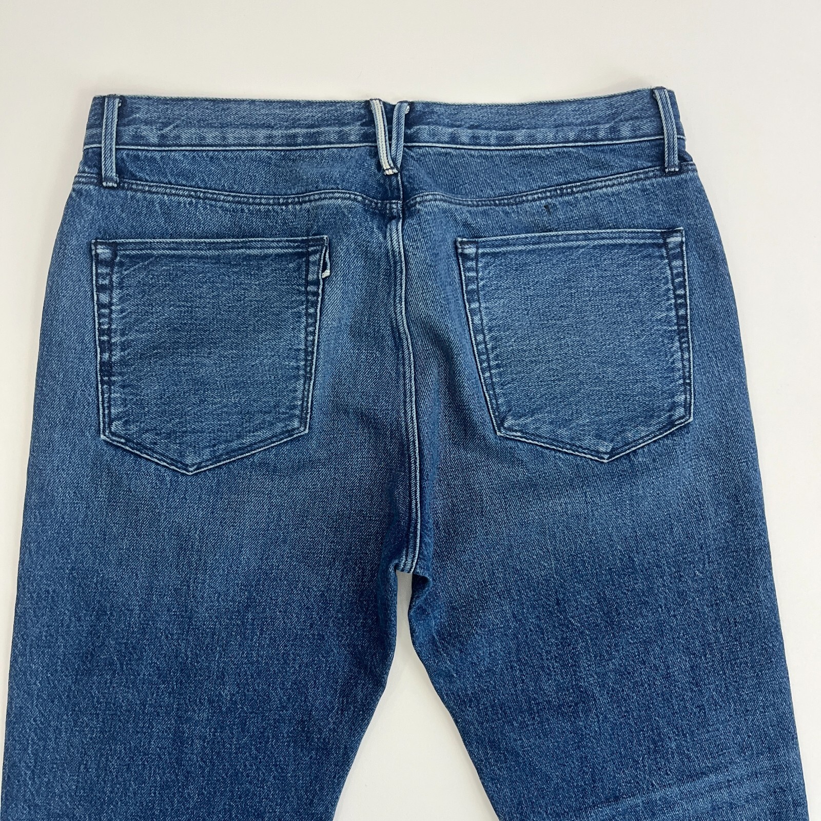 3×1 NYC Original Fringe Hem Lima Straight Denim Crop Selvedge Jeans 29 USA