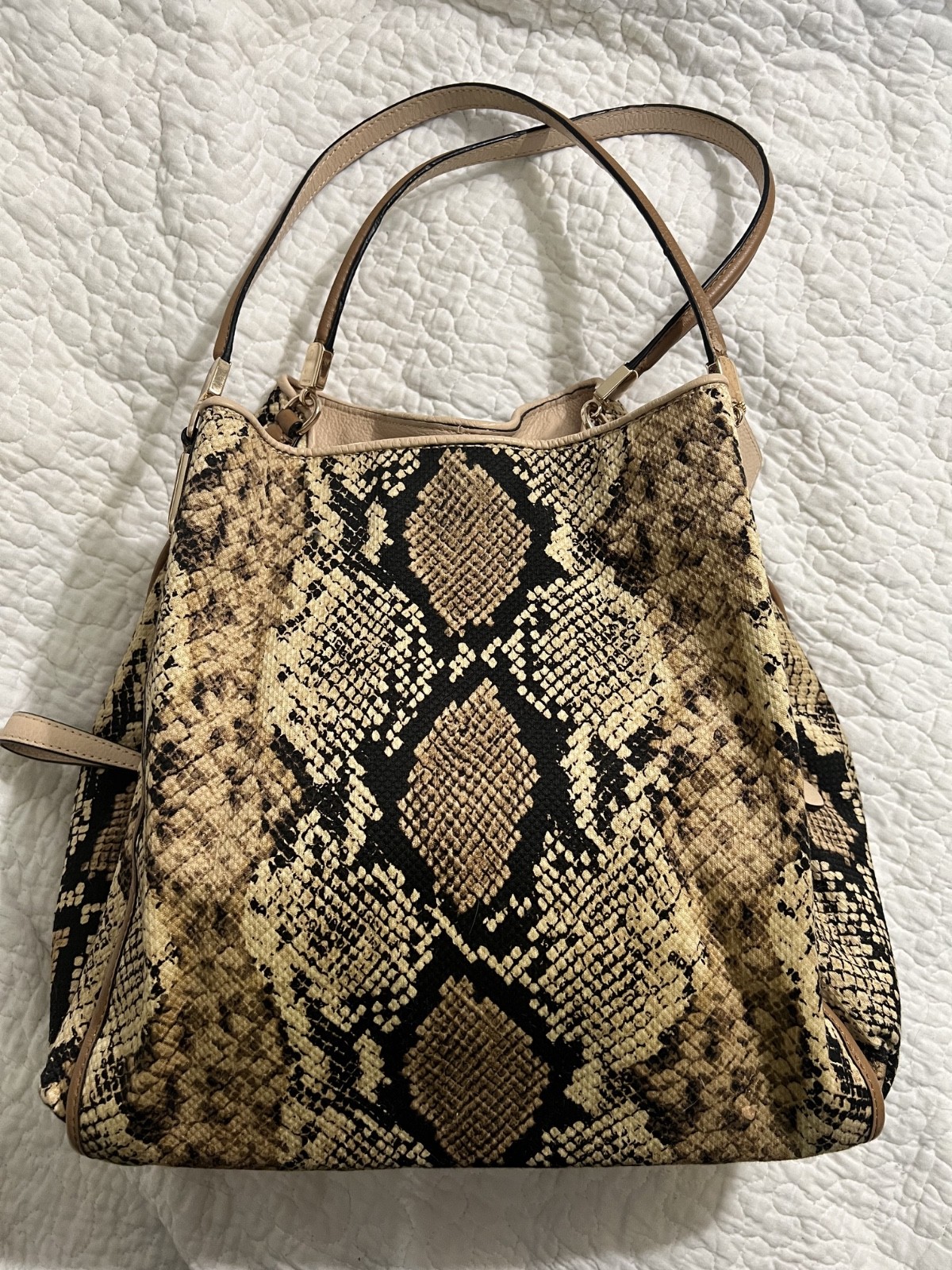 COACH Madison Python Phoebe EUC Bag