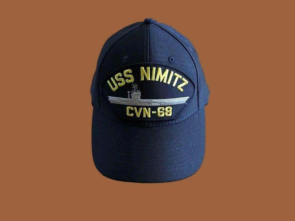 USS NIMITZ CVN – 68 U.S NAVY SHIP HAT U.S MILITARY OFFICIAL BALL CAP U.S.A. MADE