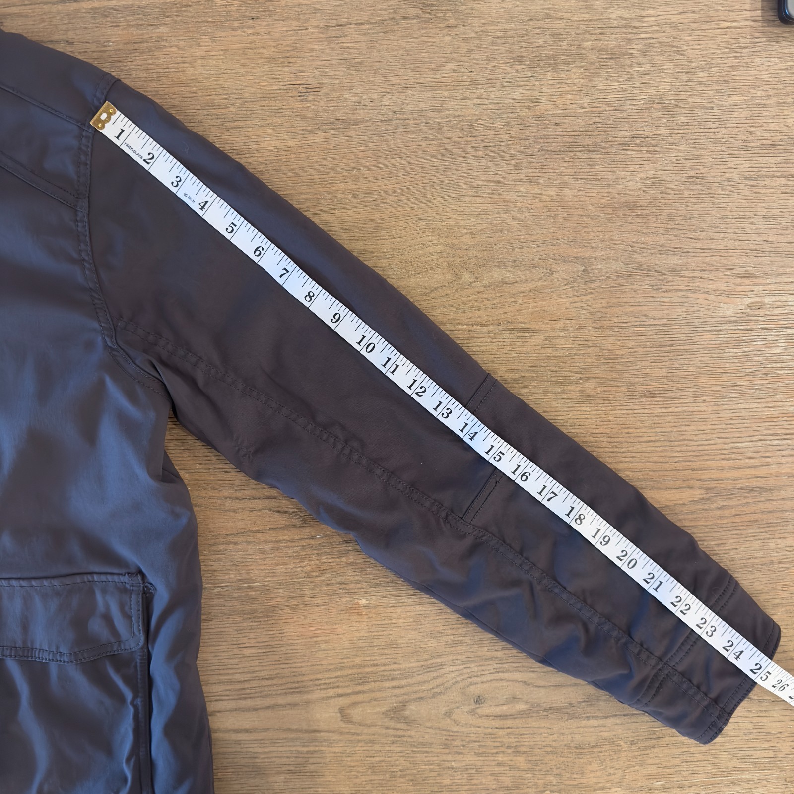 Prana Charcoal Insulated Field Jacket-Men’s Size M-Grey-Heavyweight-Stand Collar