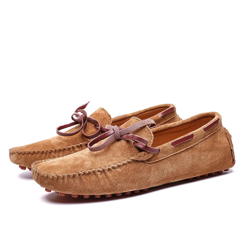 Men’s Casual Shoes Breathable Suede Loafers Moccasins Slip on Driving Flats