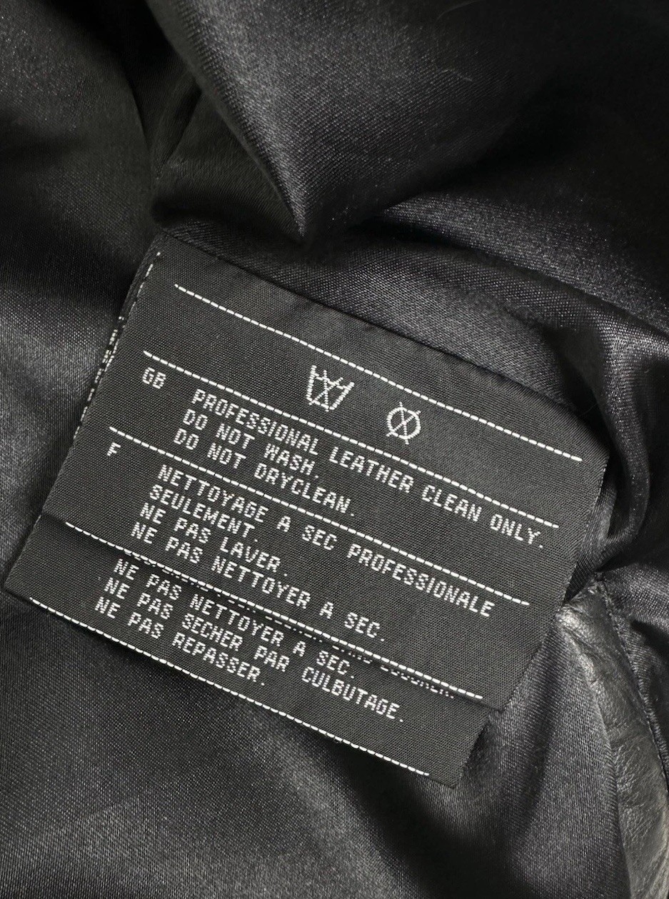 Harley Davidson Y2K Black Leather Fitted Motorcycle Riding Jacket – Women’s L