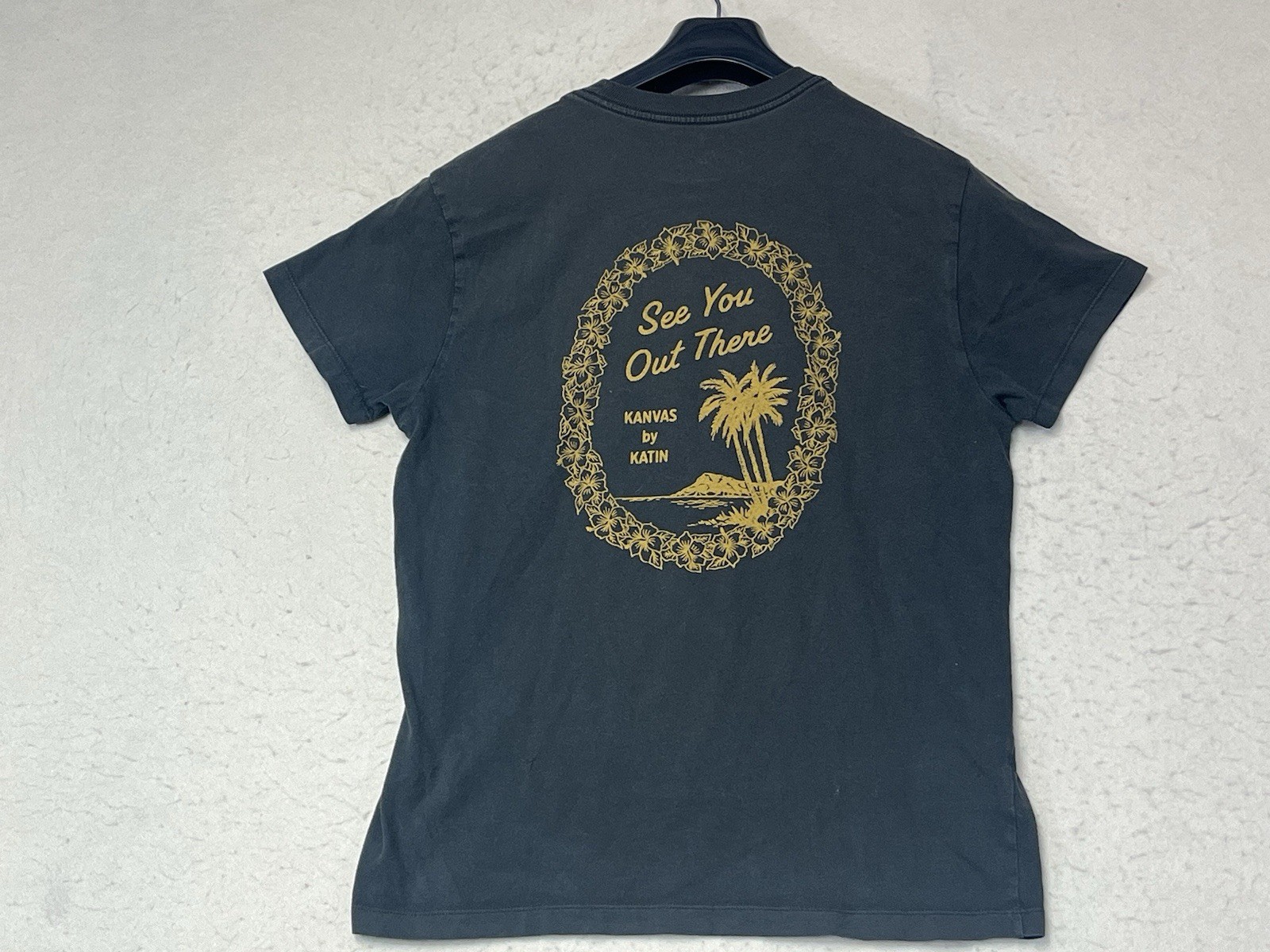 Katin See You Out There T-Shirt Black Surf Skate Outdoor Beach Men’s Small