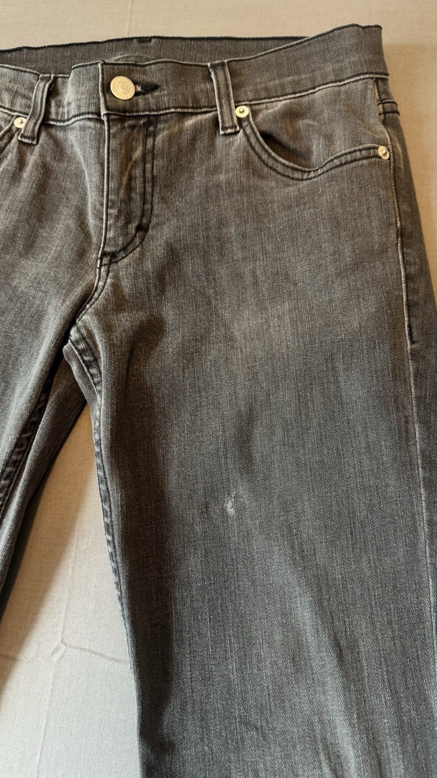 Women’s Armani Exchange Jeans Gray Wash Made in USA Size 2 Reg