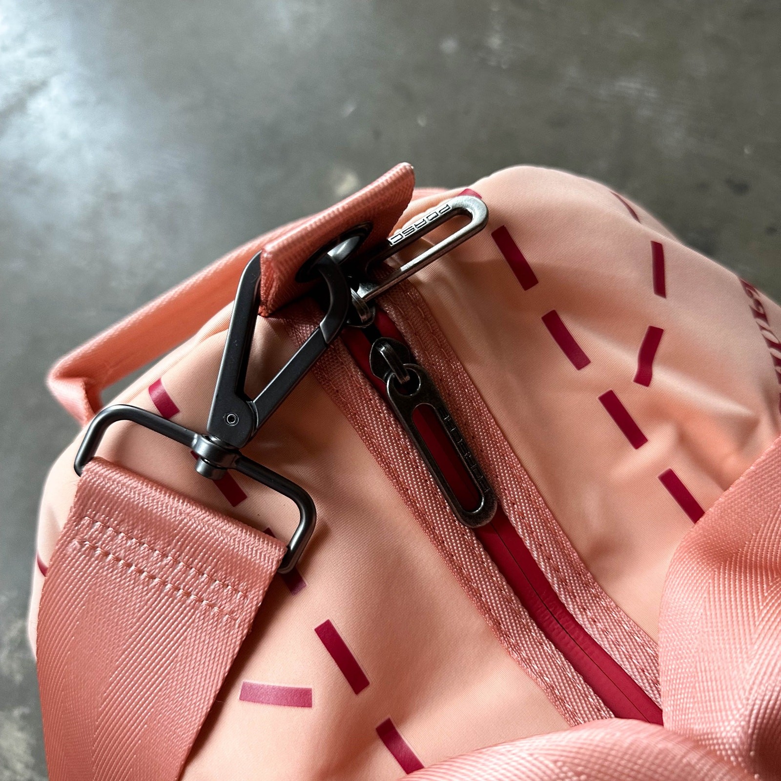 NEW Porsche Design 917 Pink Pig Livery Sport Weekender Duffel Bag WAP0350110PROW