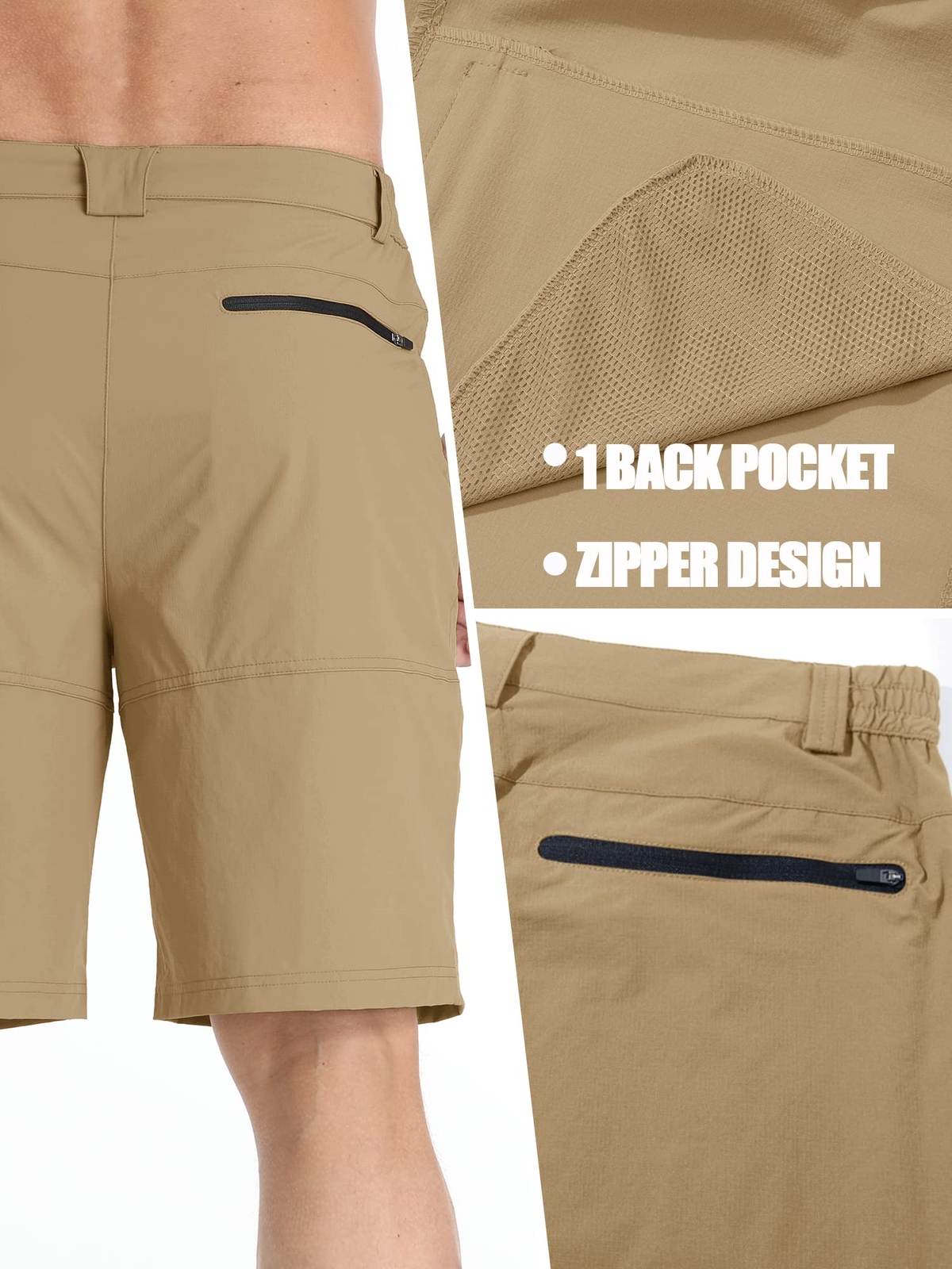 Men’s Tactical Hiking Shorts Quick Dry Cargo Combat Summer Outdoor Casual Pants