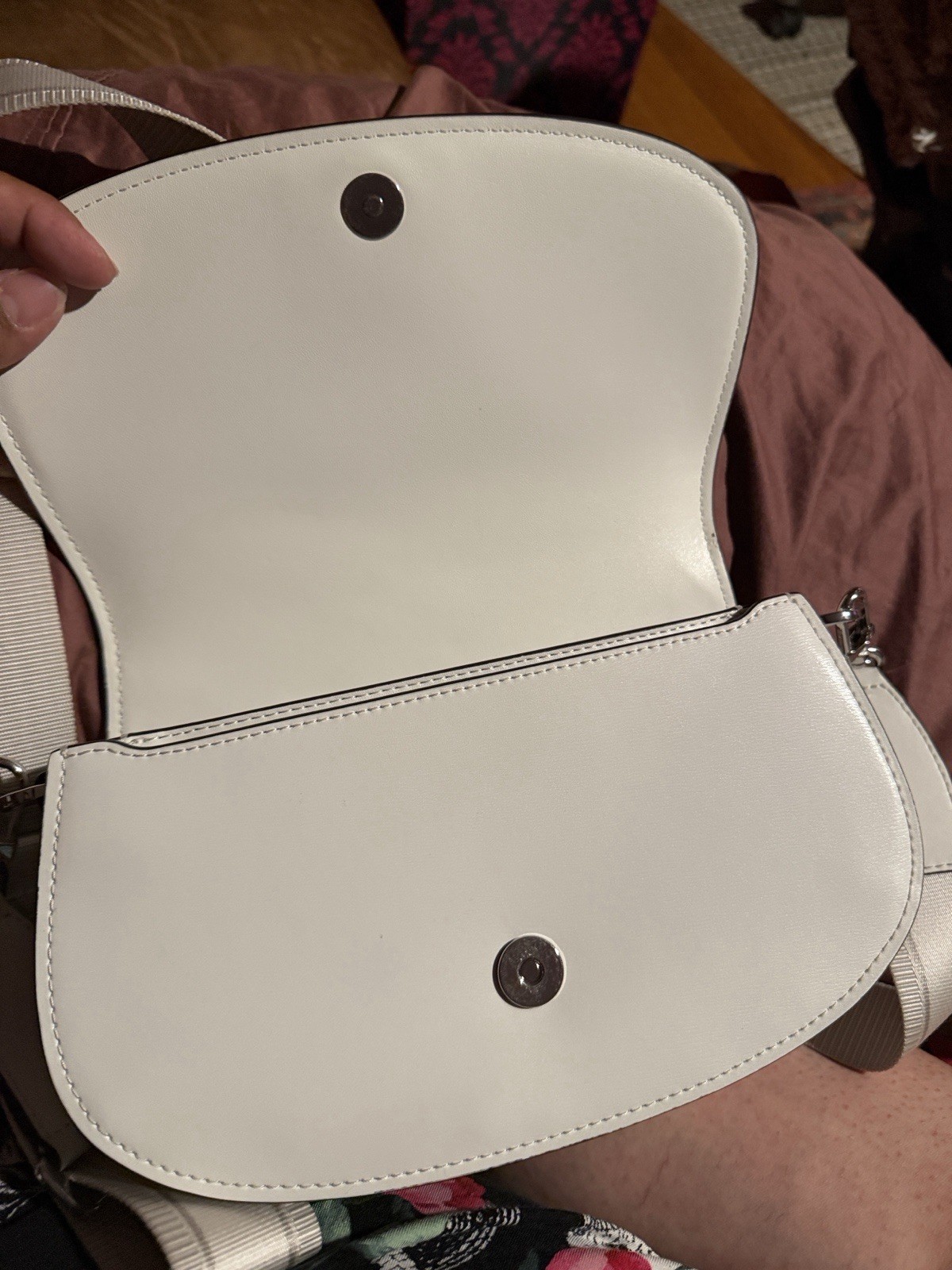 Michael Kors Women’s MILA White Crossbody OPTIC WHITE