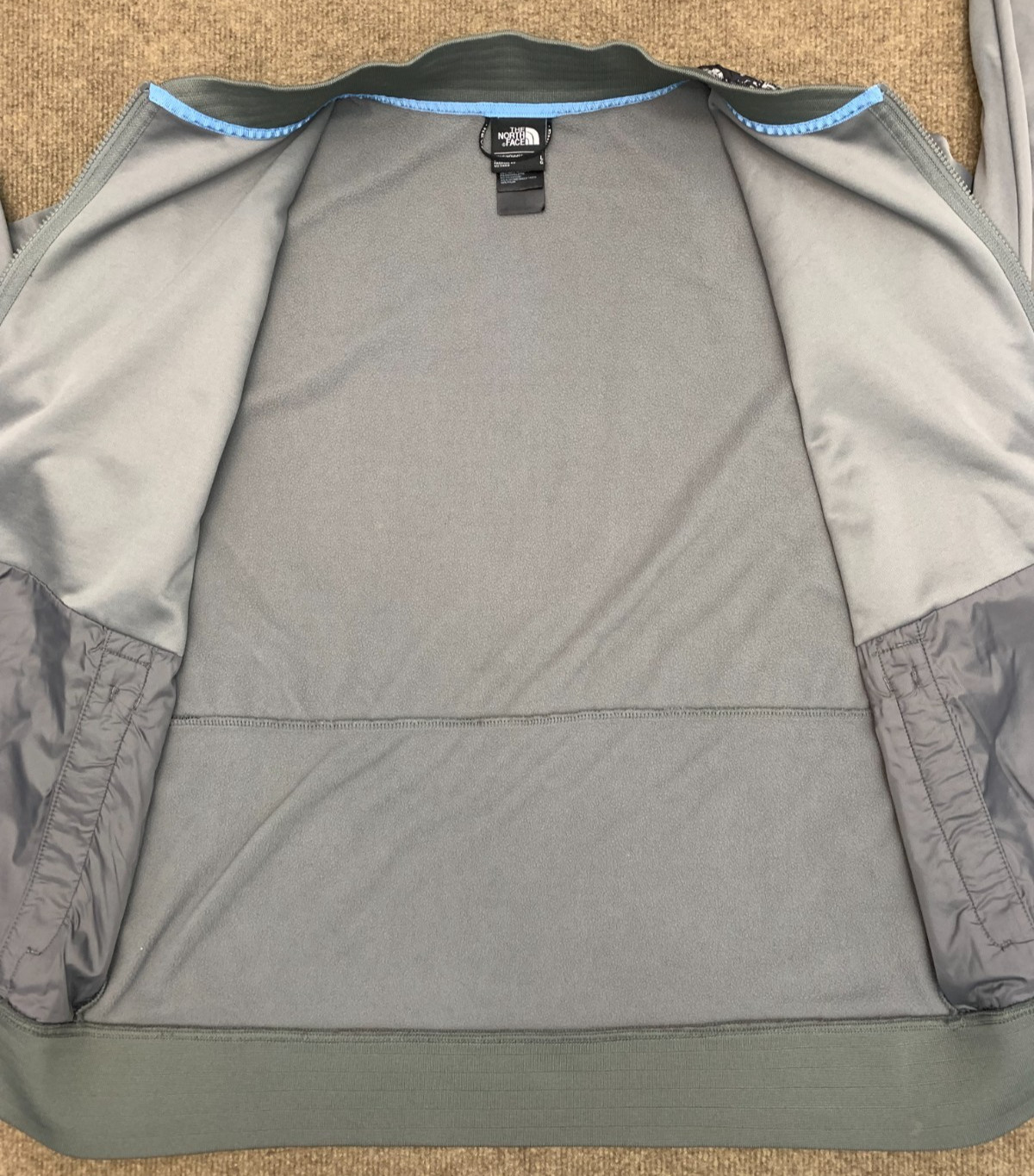 The North Face Jacket Mens L Urban Digi Camo Fleece Track Zip-Up Windbreaker