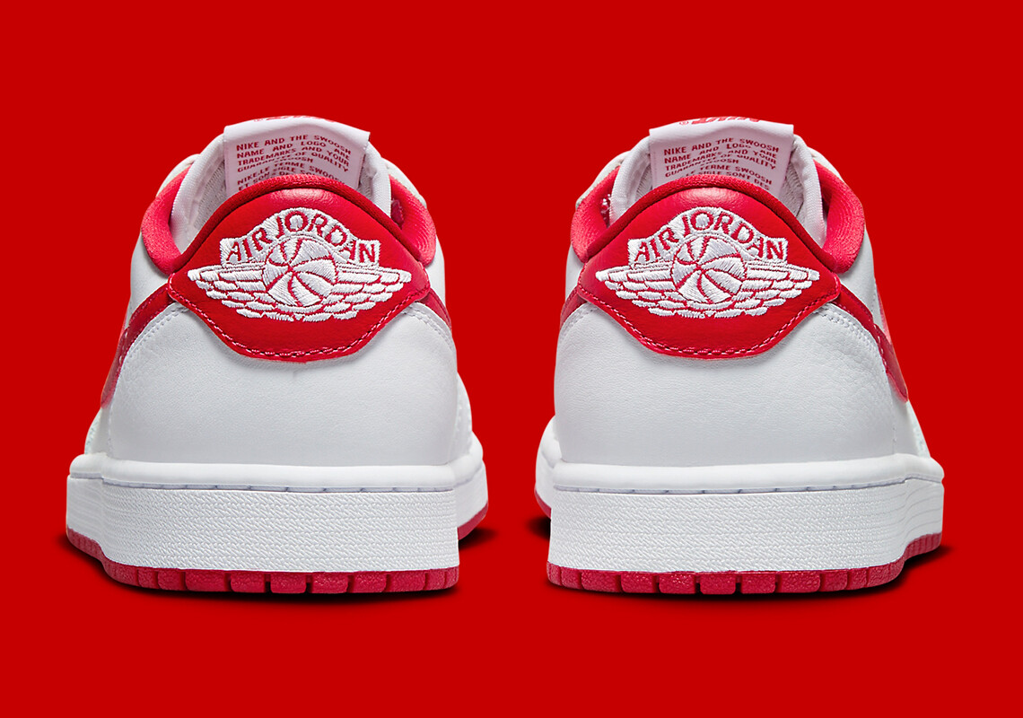 Nike Air Jordan 1 Retro Low OG 2023 White University Red CZ0790-161 Men’s